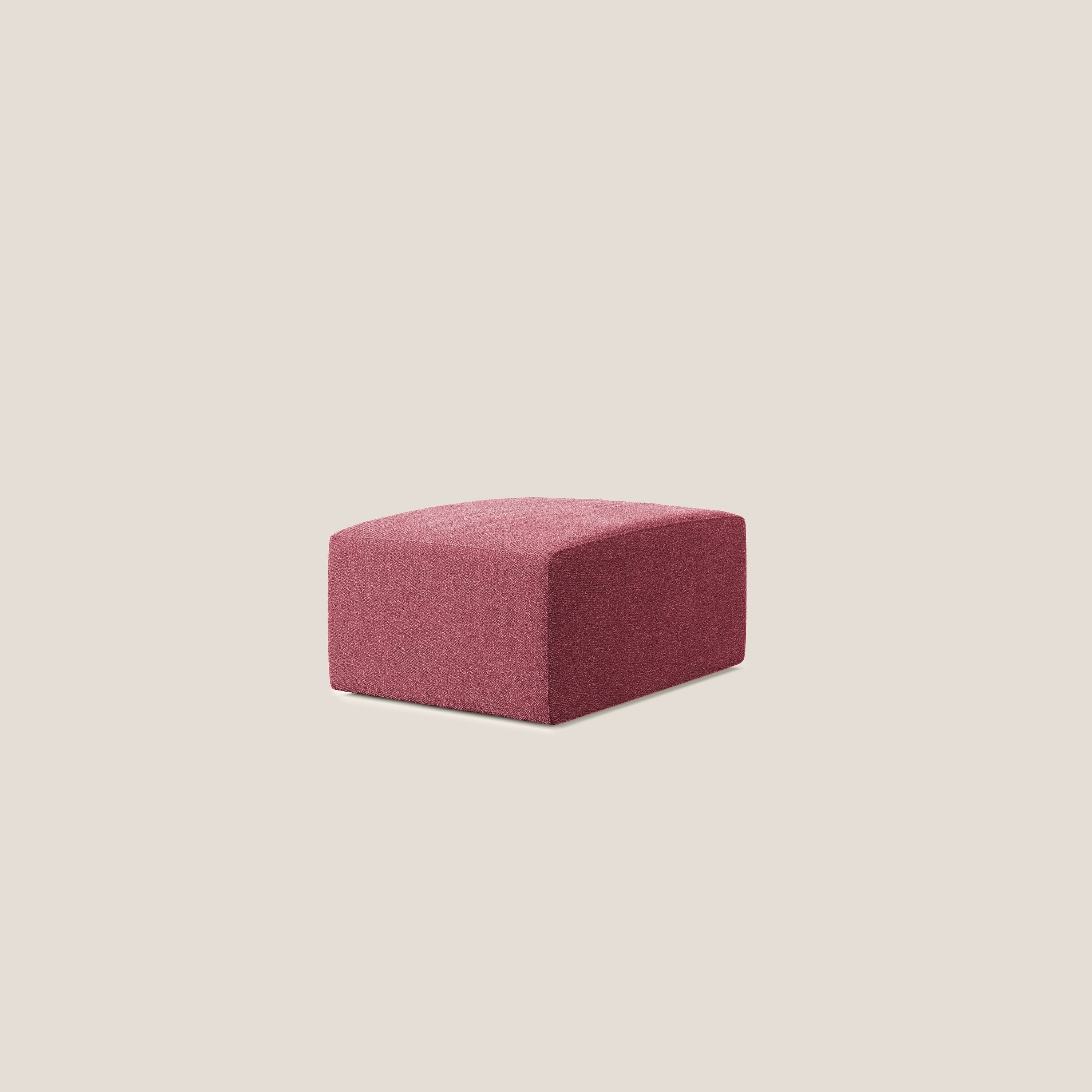 Nettuno pouf module en bouclette douce T07 rouge - Image 4