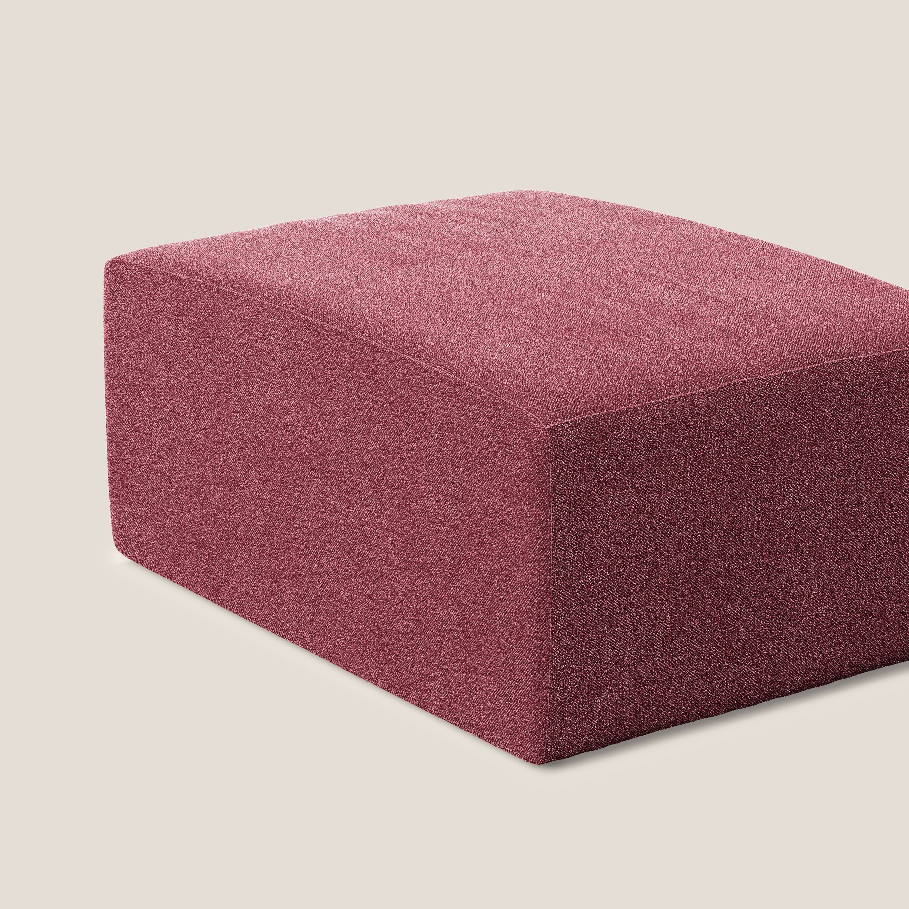 Nettuno pouf module en bouclette douce T07 rouge - Image 5