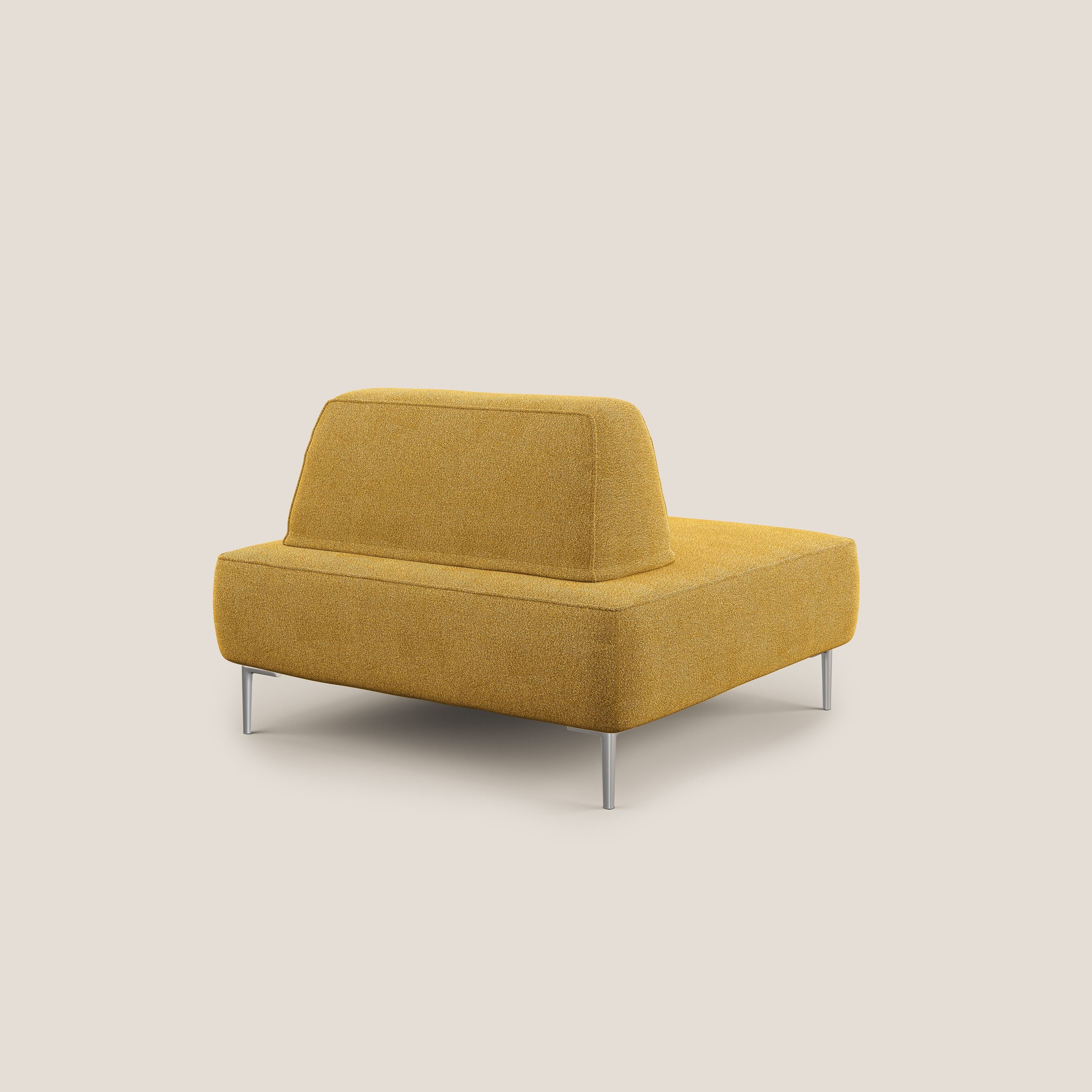 Newton fauteuil modulable avec dossier amovibles T07 jaune - Image 4