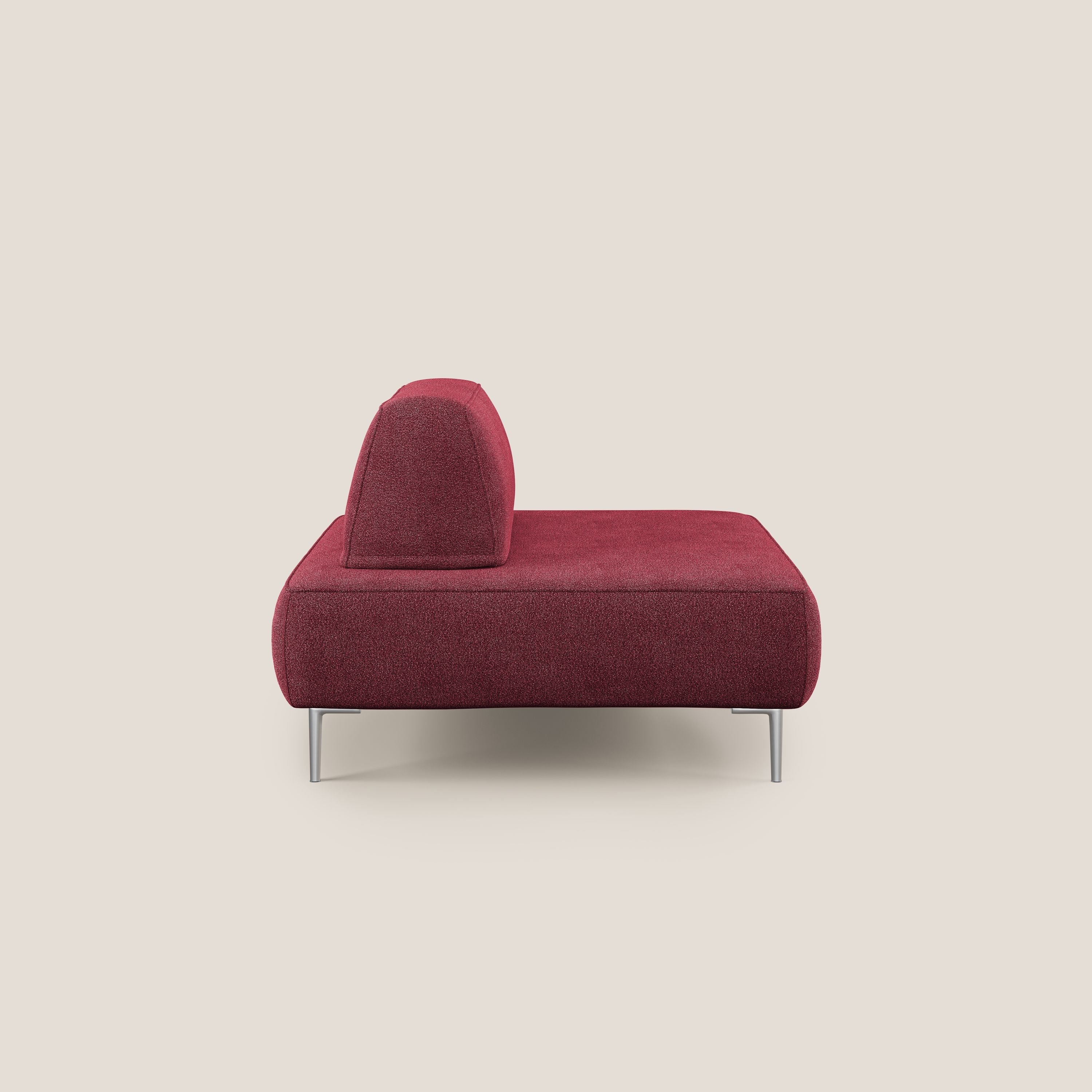 Newton fauteuil modulable avec dossier amovibles T07 rouge - Image 3