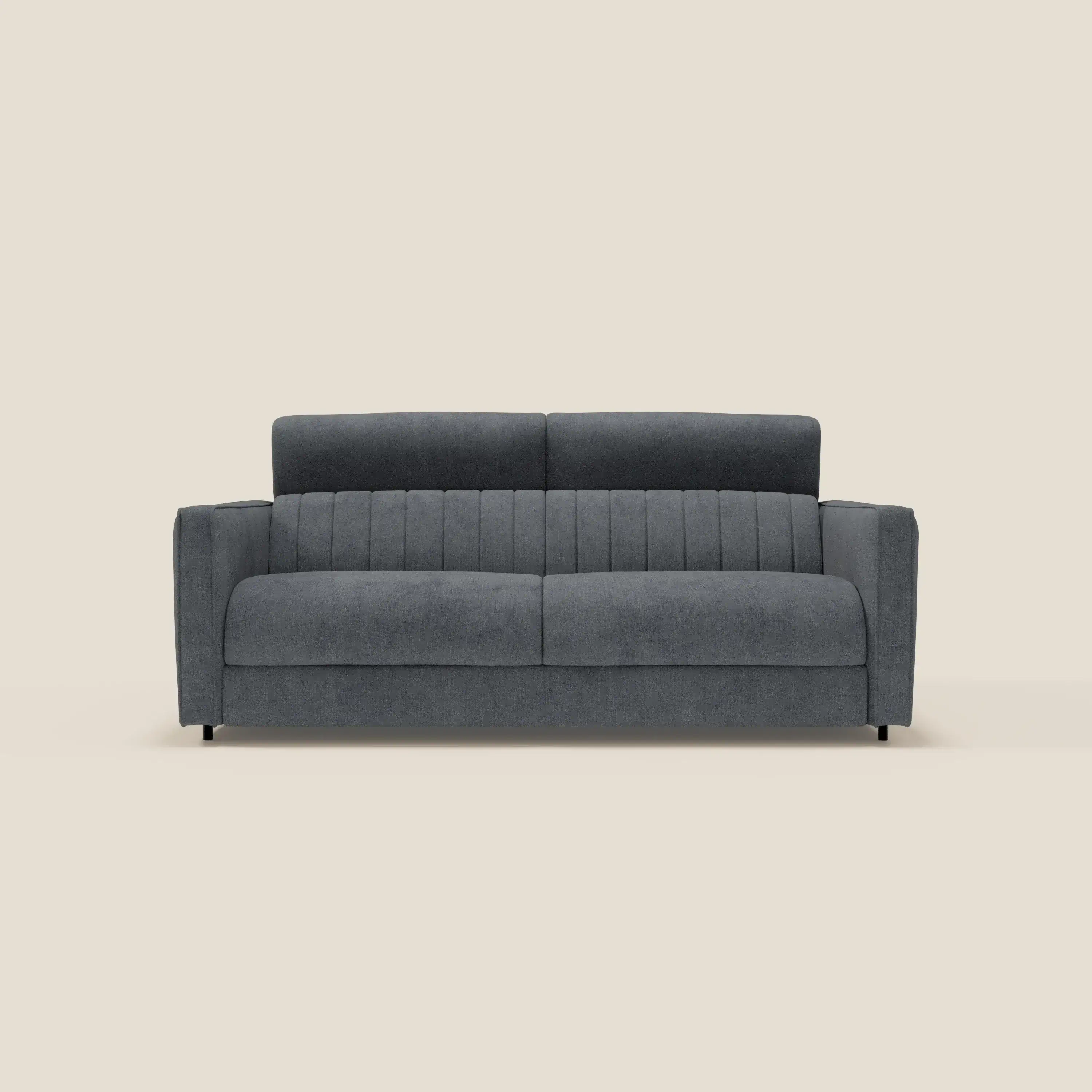 Nivon Canapé convertible moderne avec têtière en tissu détachable à l'eau T25 anthracite - Image 3