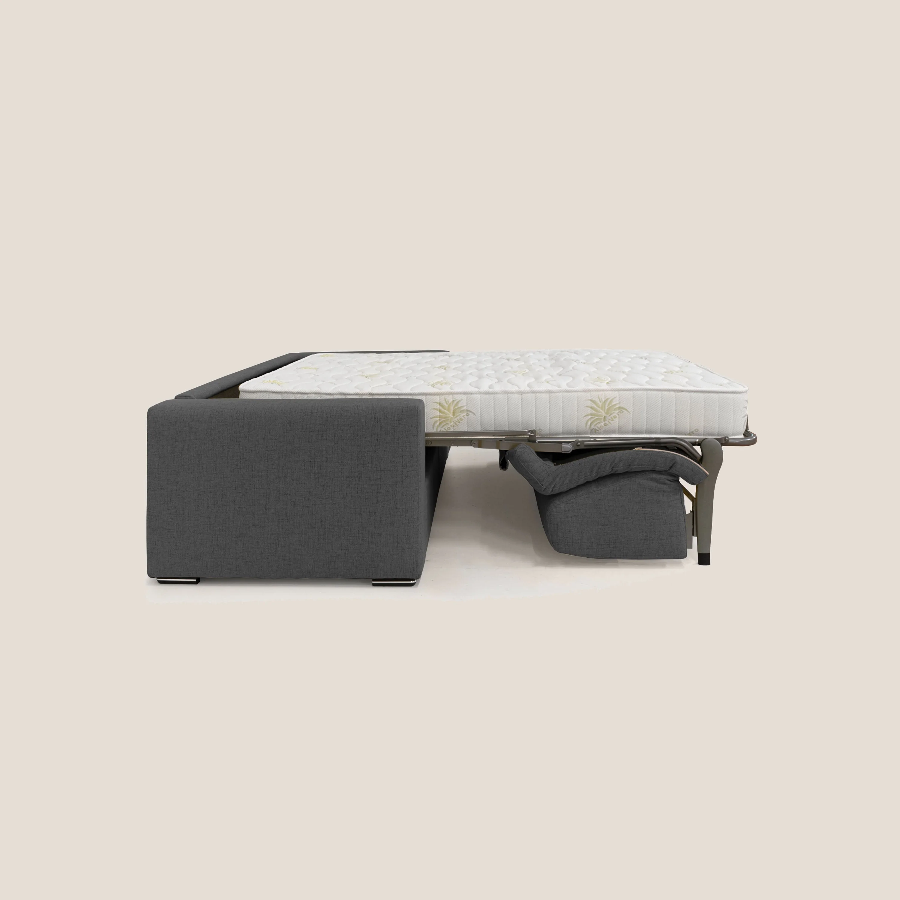 Nixon Canapé convertible avec matelas 20cm en tissu imperméable T03 anthracite - Image 7