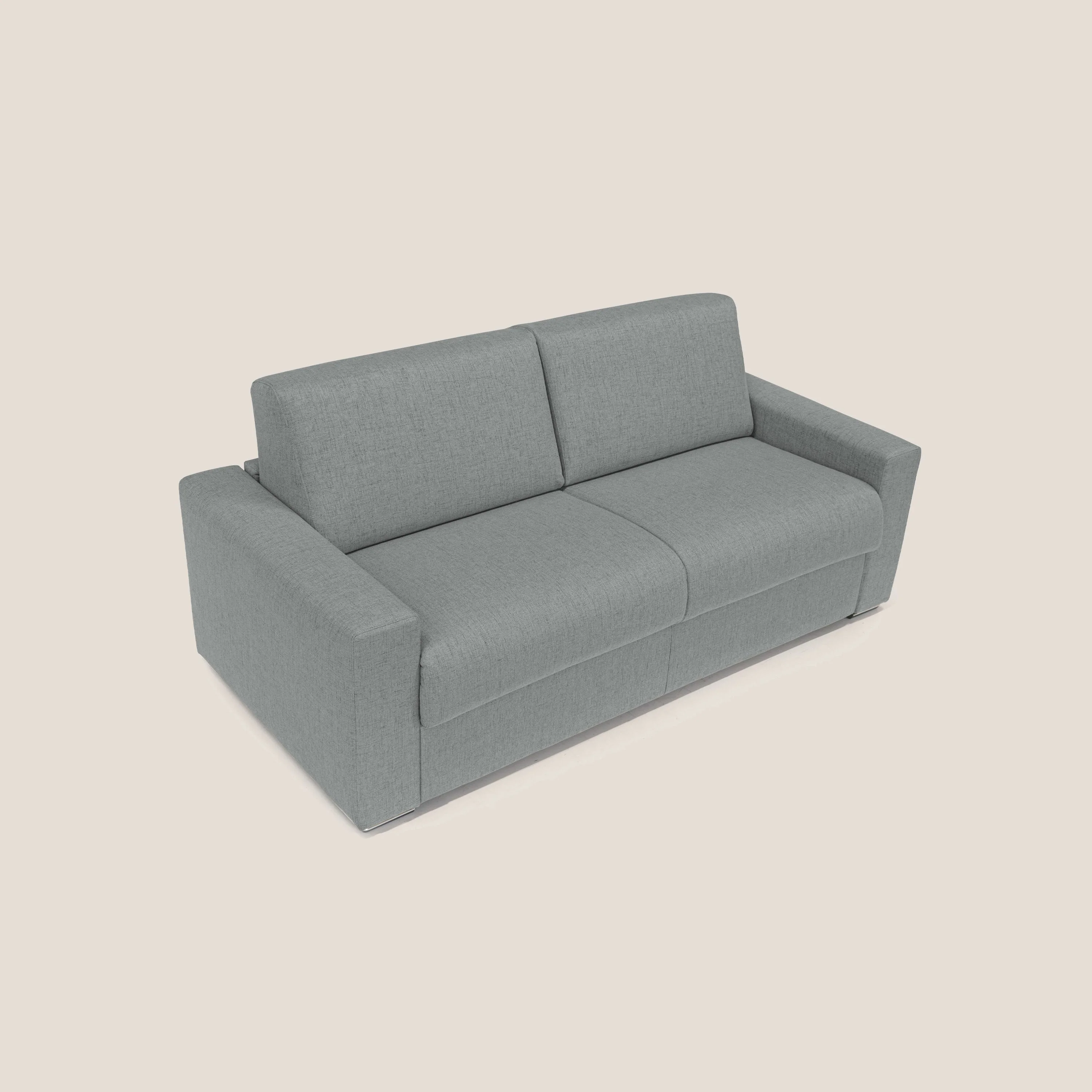 Nixon Canapé convertible avec matelas 20cm en tissu imperméable T03 gris - Image 5