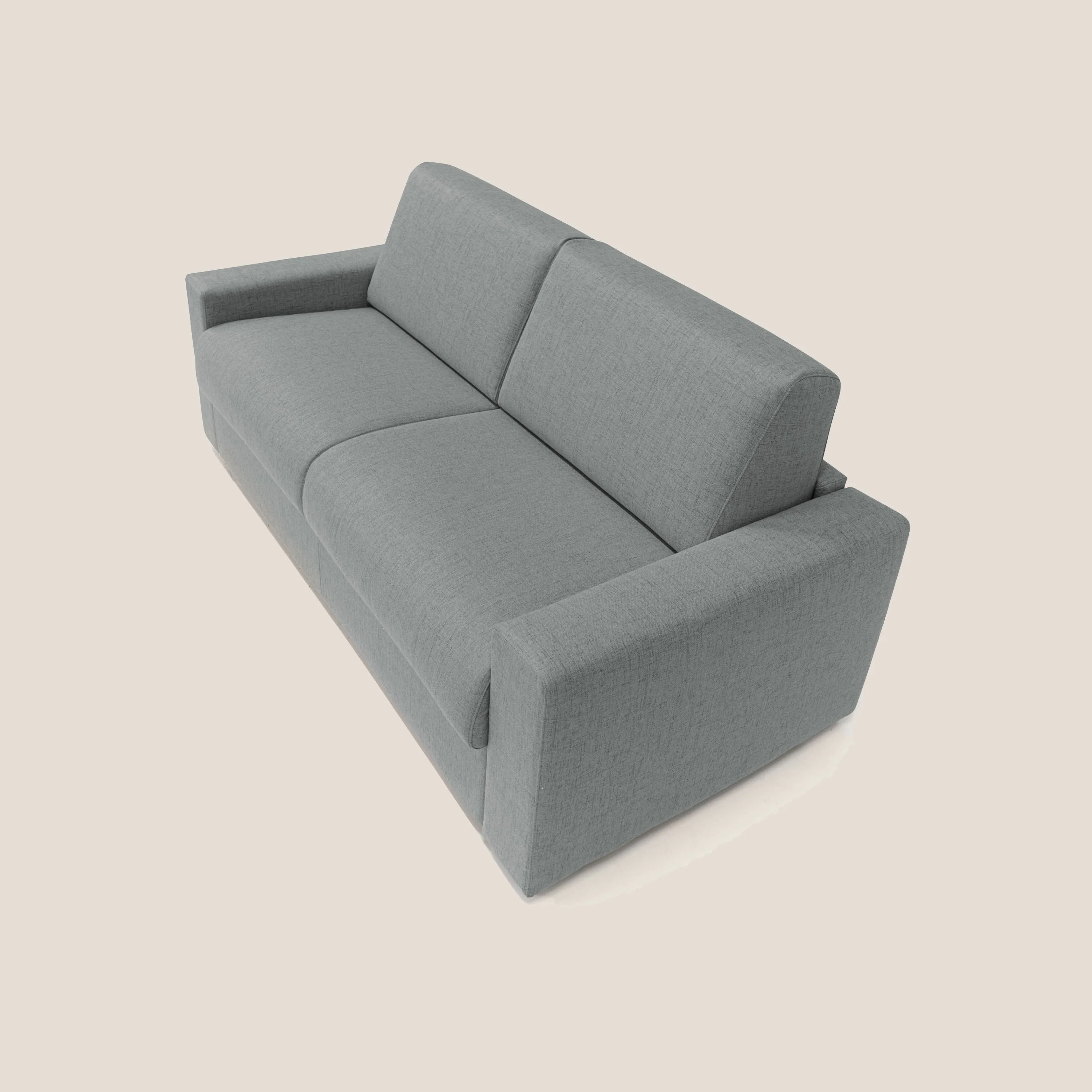 Nixon Canapé convertible avec matelas 20cm en tissu imperméable T03 gris - Image 8