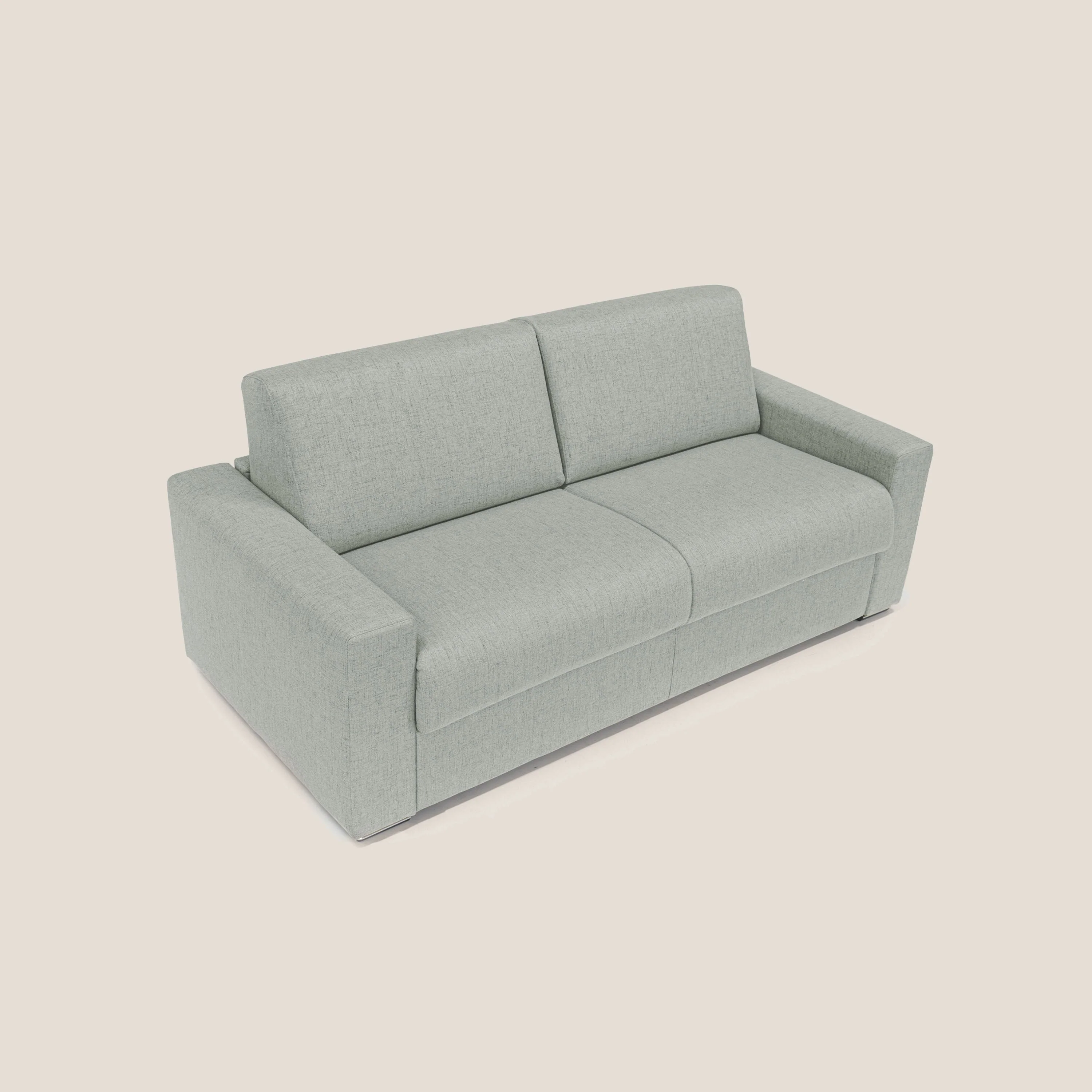 Nixon Canapé convertible avec matelas 20cm en tissu imperméable T03 gris clair - Image 5