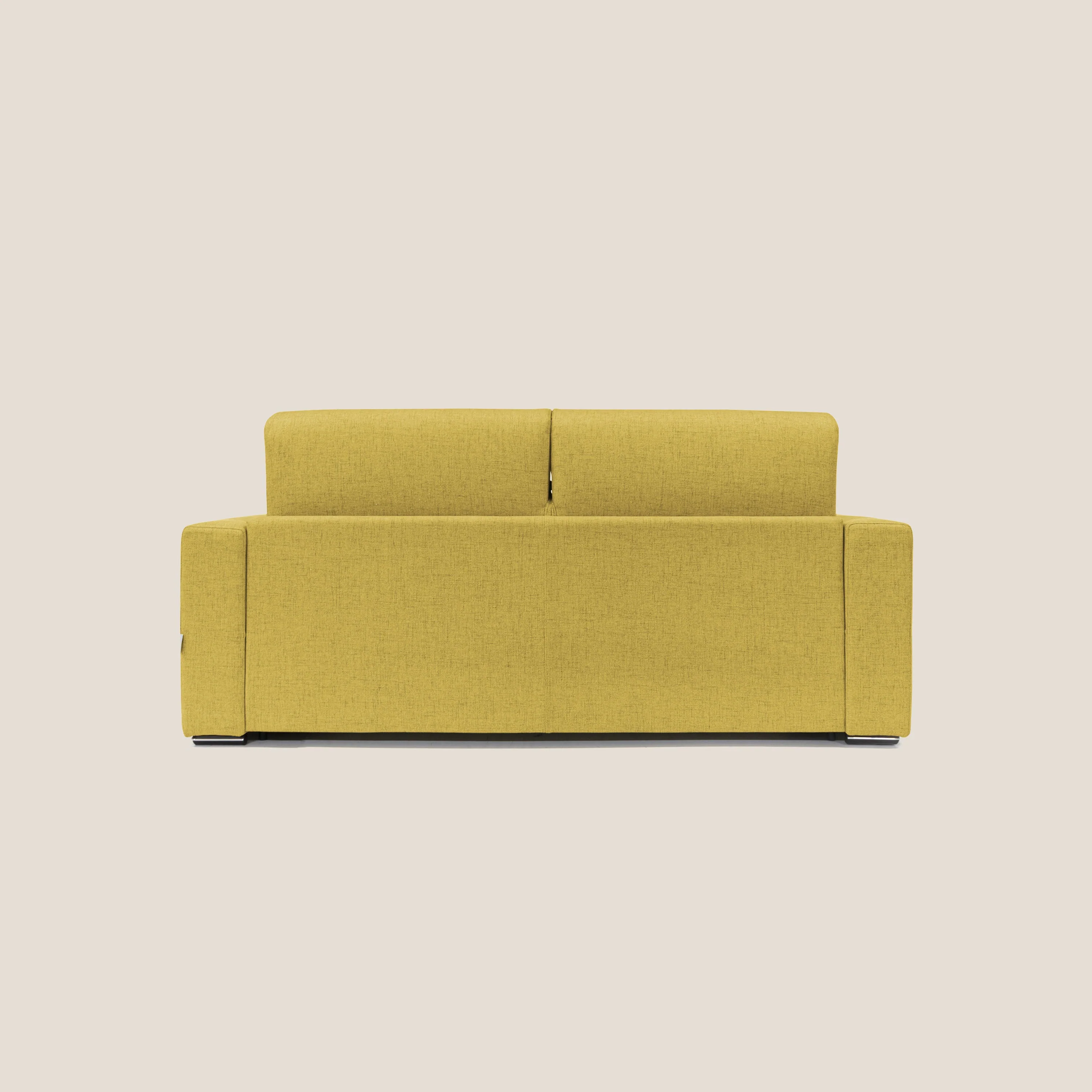 Nixon Canapé convertible avec matelas 20cm en tissu imperméable T03 jaune - Image 9
