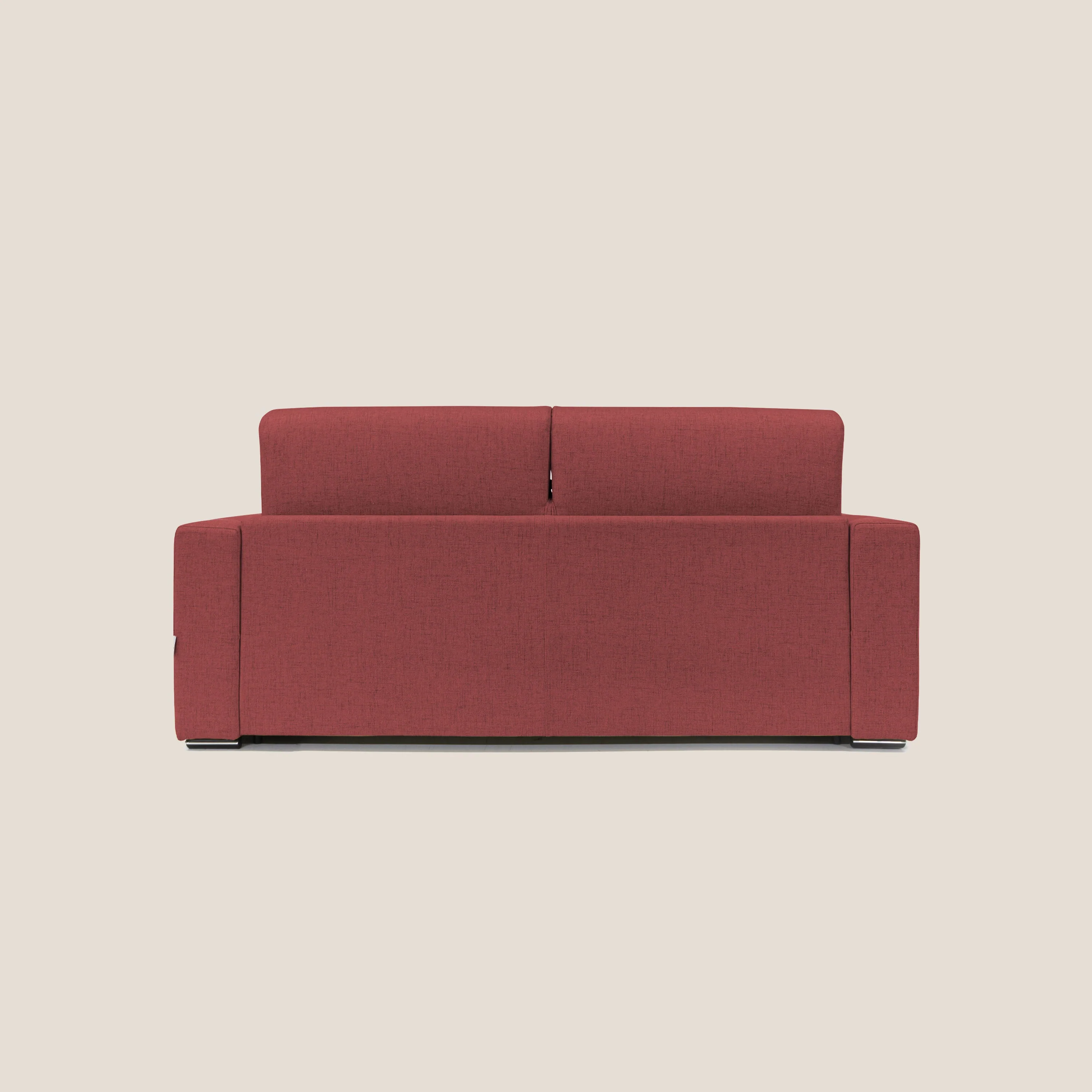 Nixon Canapé convertible avec matelas 20cm en tissu imperméable T03 rouge - Image 9