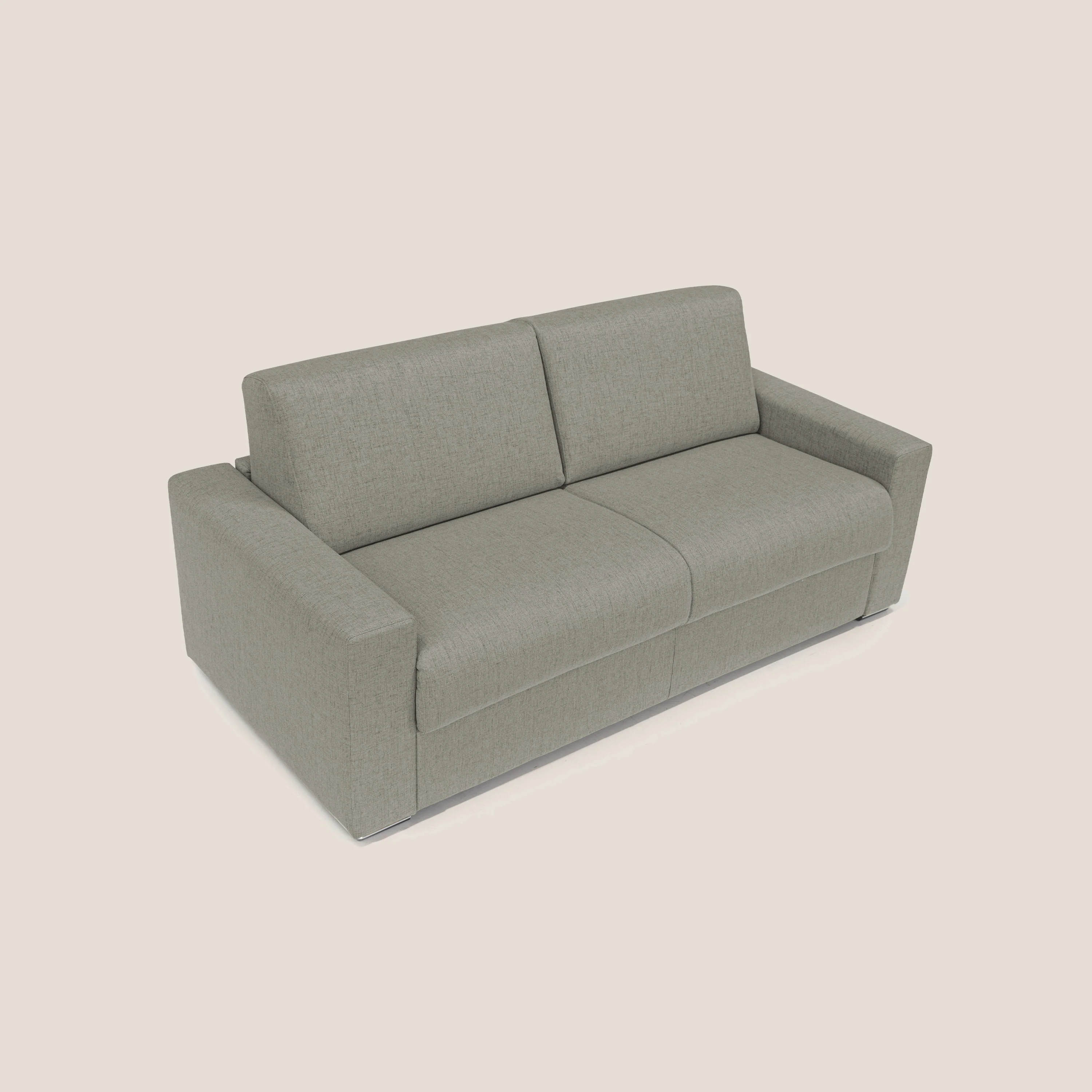 Nixon Canapé convertible avec matelas 20cm en tissu imperméable T03 taupe - Image 5