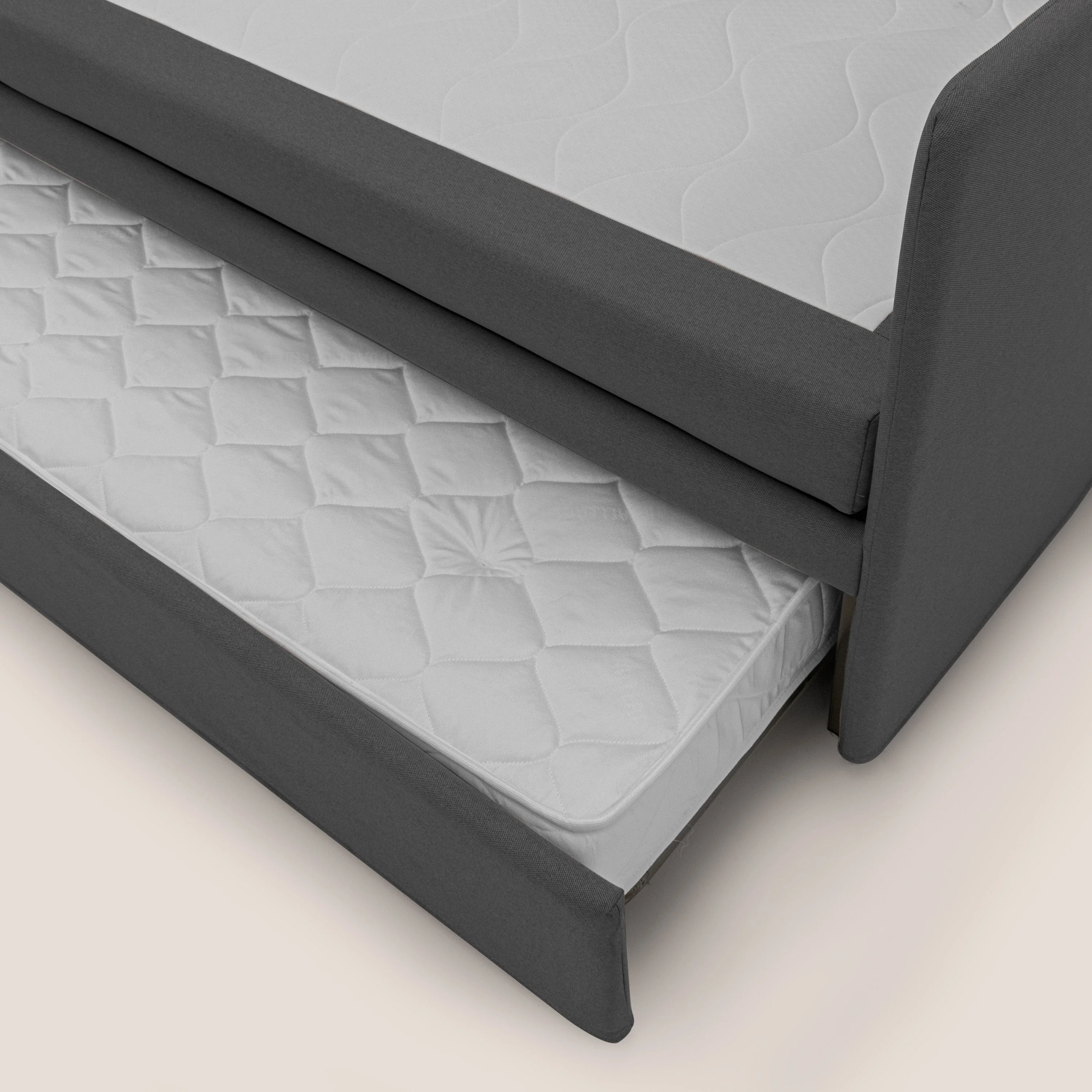 Nolo Canapé duplex avec lits jumeaux et tissu effet coton imperméable T13 anthracite - Image 7