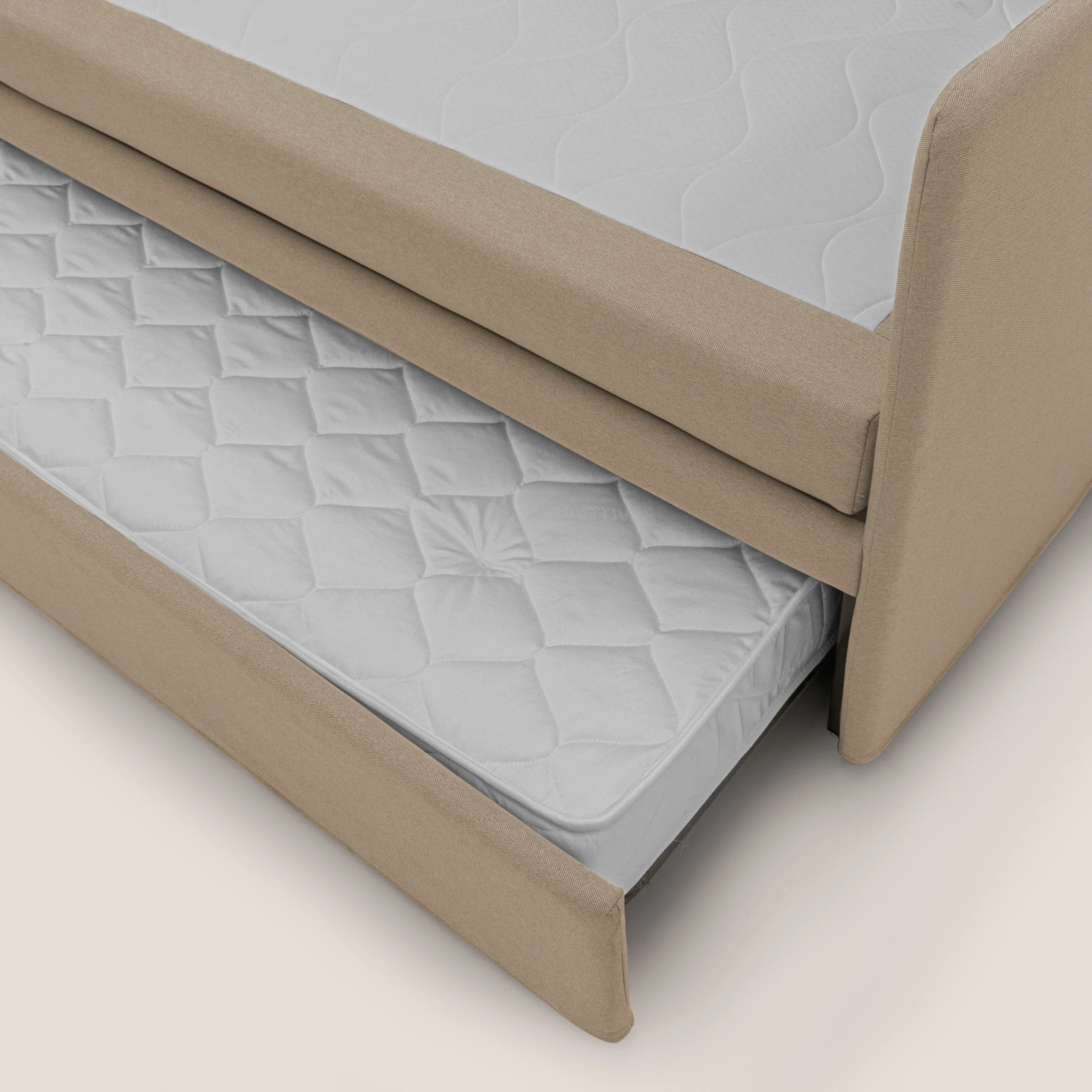 Nolo Canapé duplex avec lits jumeaux et tissu effet coton imperméable T13 beige - Image 7