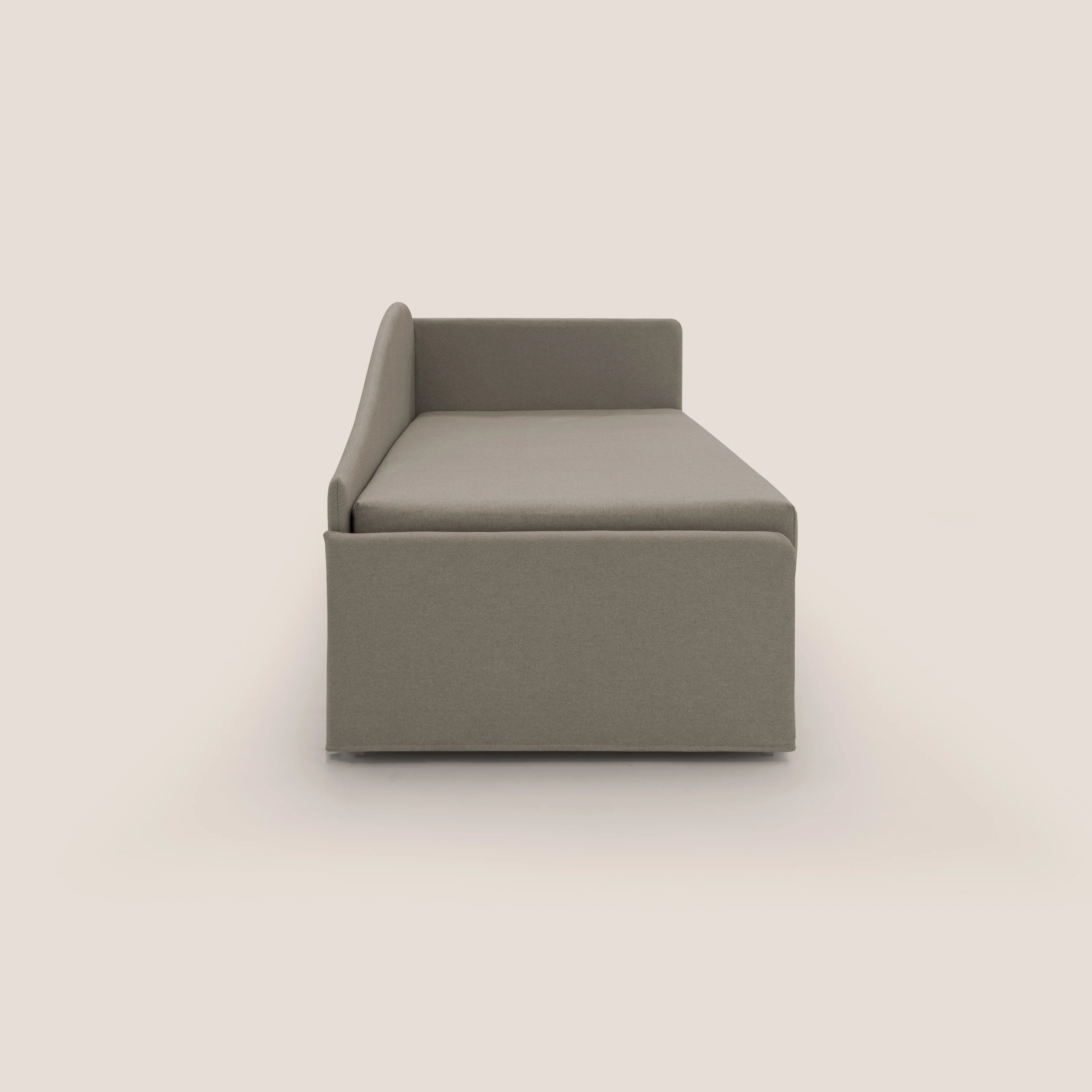 Nolo Canapé duplex avec lits jumeaux et tissu effet coton imperméable T13 Taupe tortora - Image 4