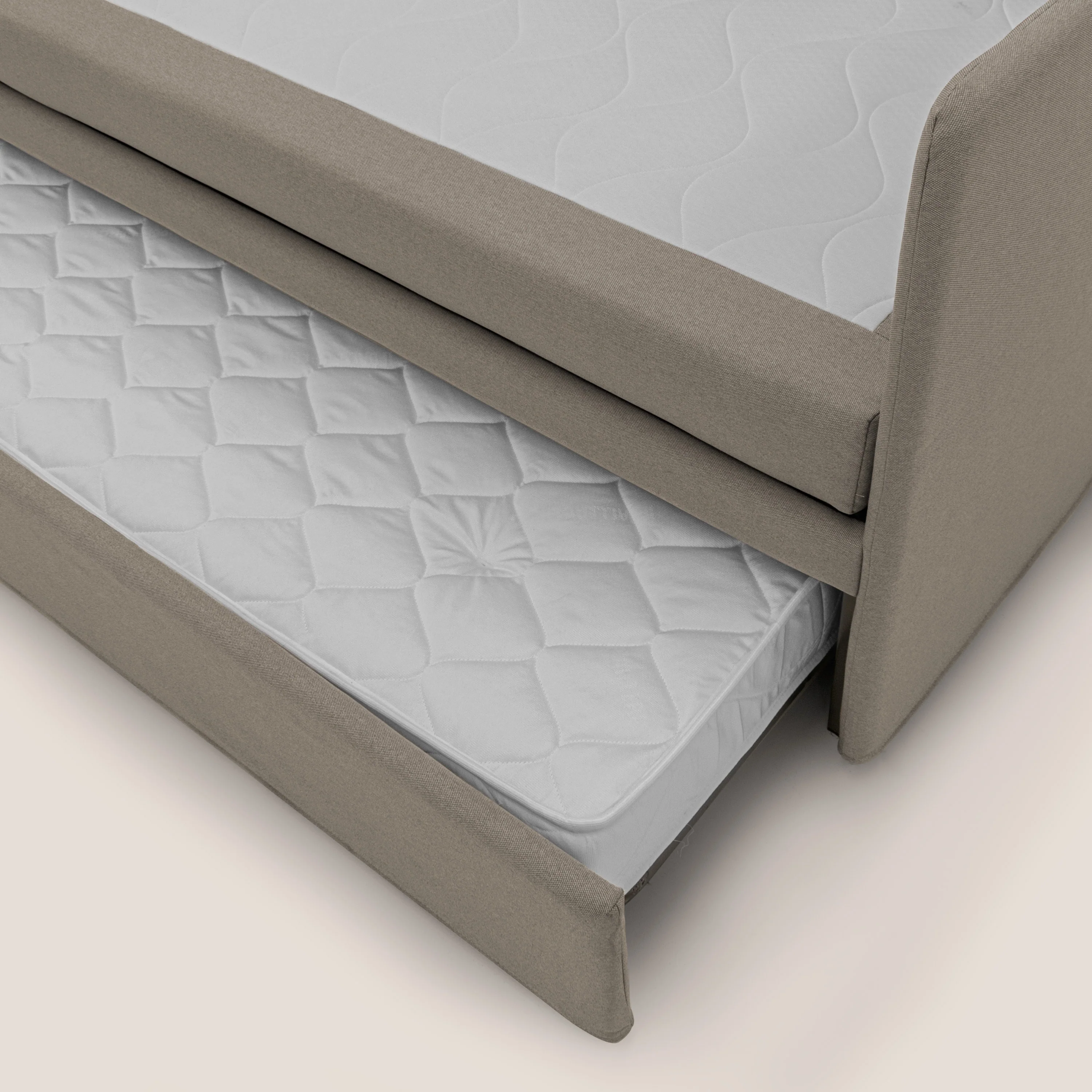 Nolo Canapé duplex avec lits jumeaux et tissu effet coton imperméable T13 Taupe tortora - Image 7