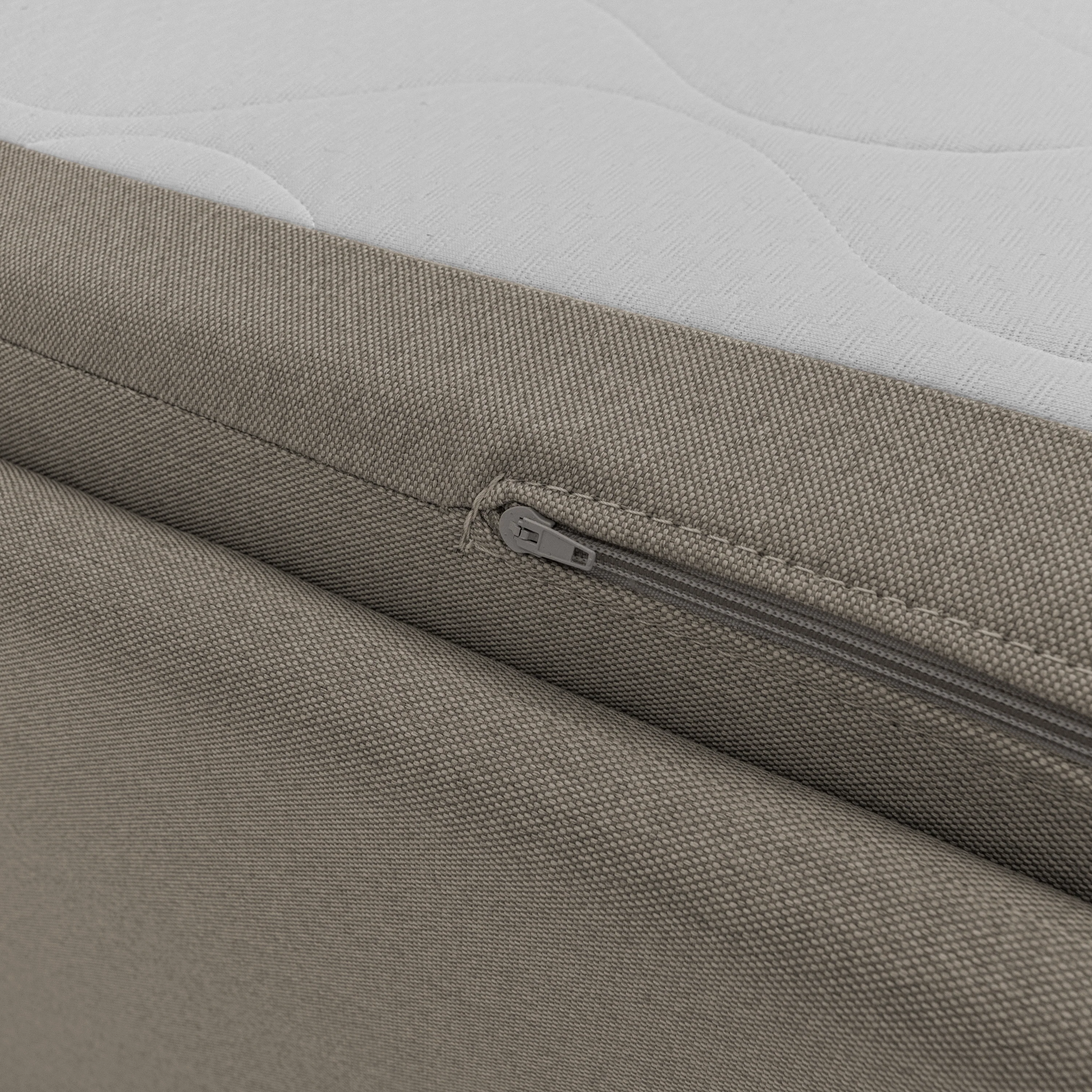 Nolo Canapé duplex avec lits jumeaux et tissu effet coton imperméable T13 Taupe tortora - Image 8