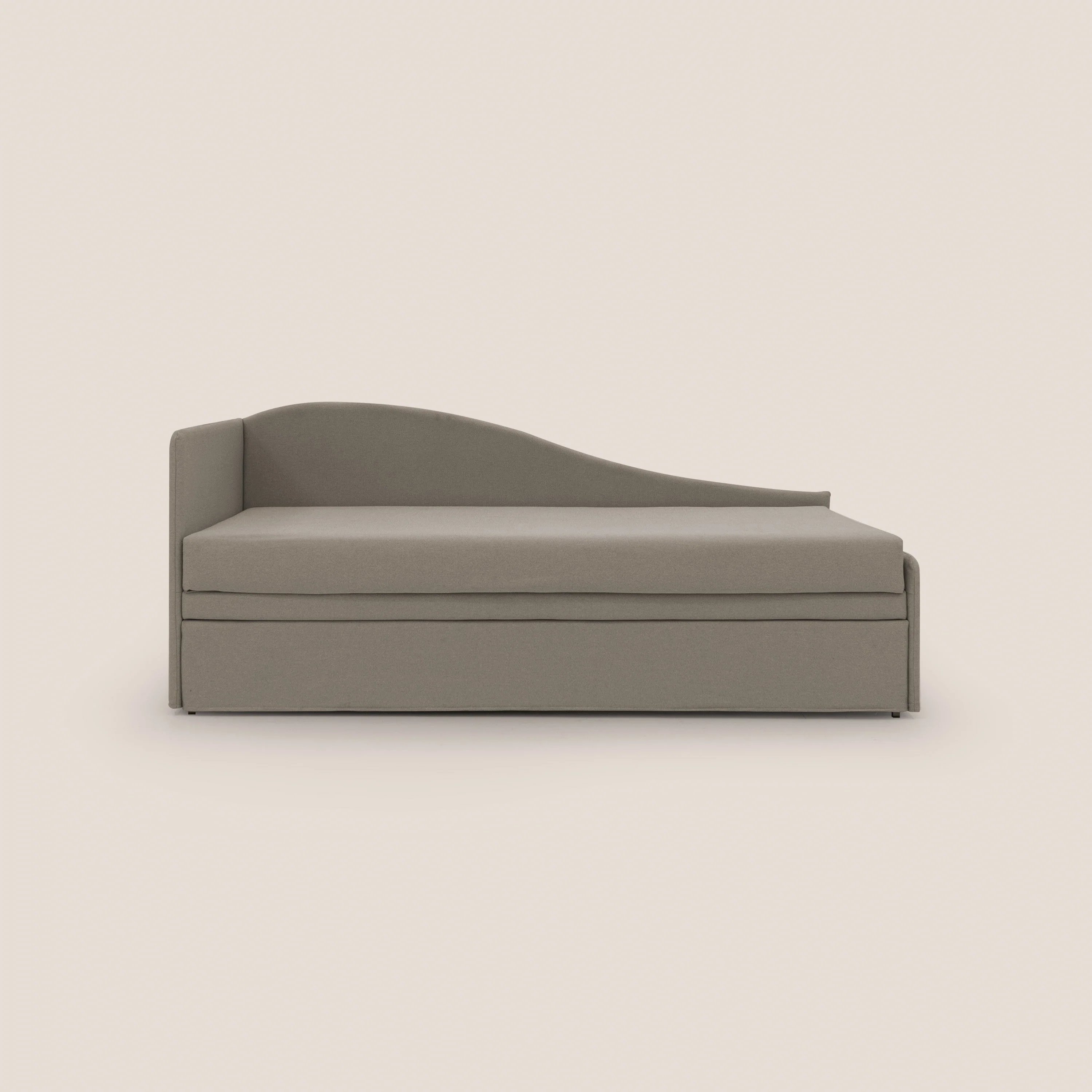 Nolo Canapé duplex avec lits jumeaux et tissu effet coton imperméable T13 Taupe tortora - Image 9