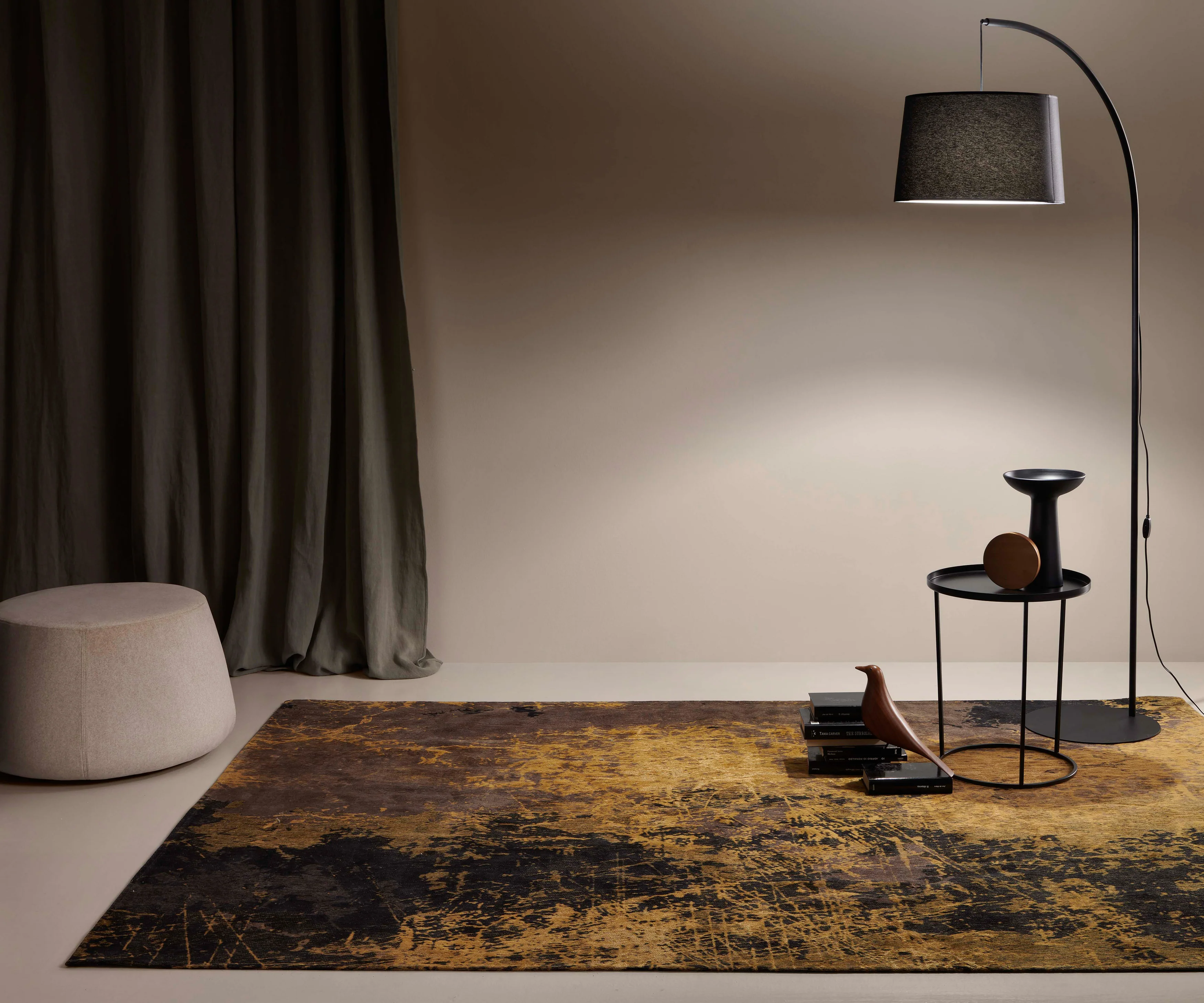 Notturno-nel-deserto tapis à motifs abstraits en coton chenille - Image 6