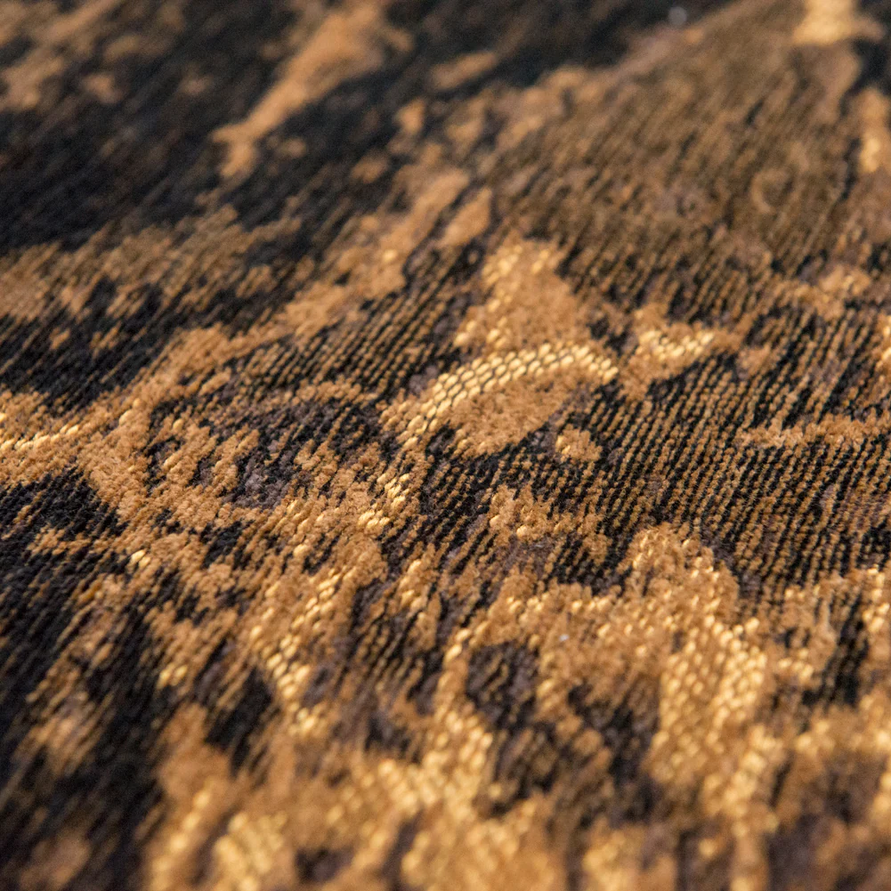 Notturno-nel-deserto tapis rond à motifs abstraits en coton chenille - Image 3