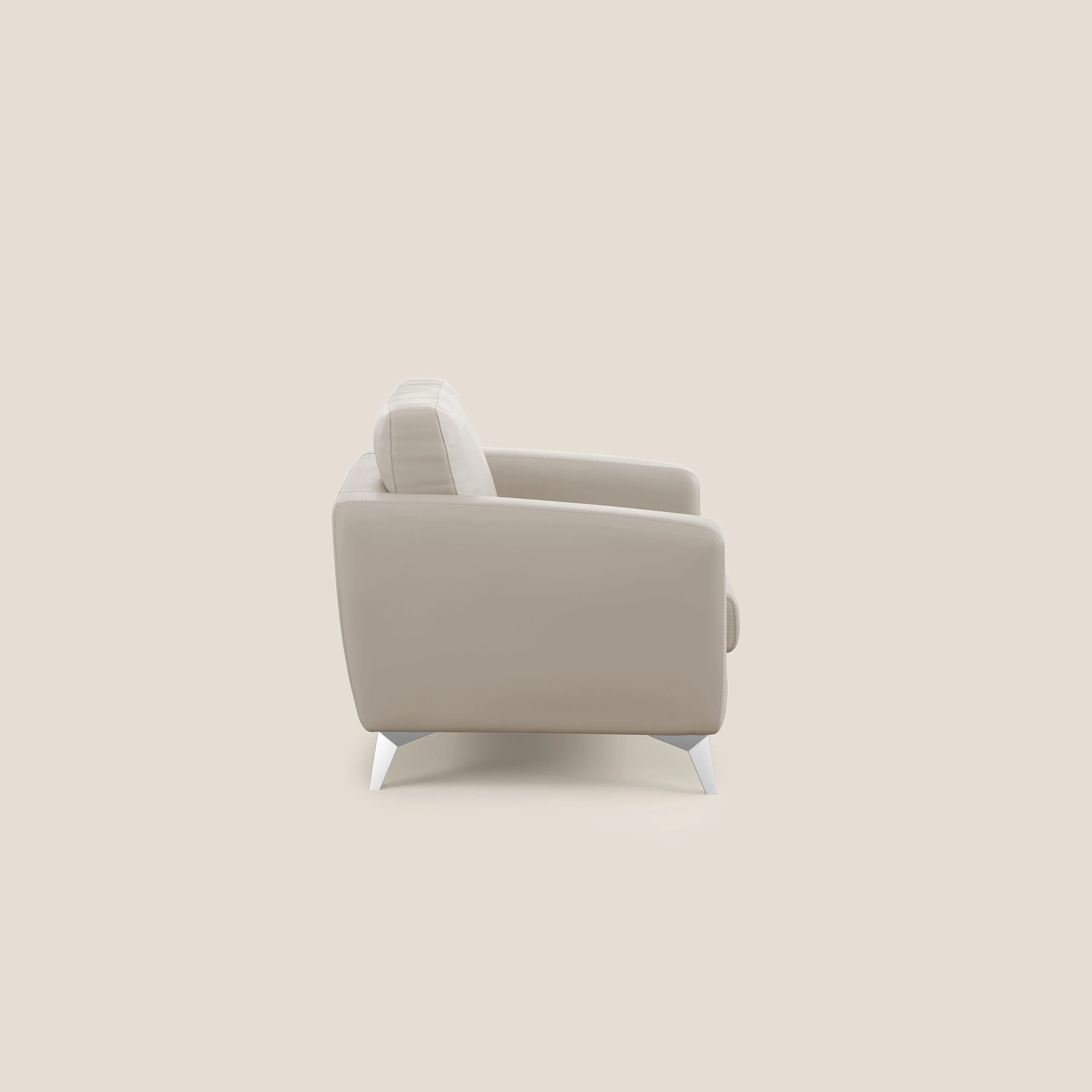 Orione fauteuil en simili cuir imperméable T04 beige - Image 3