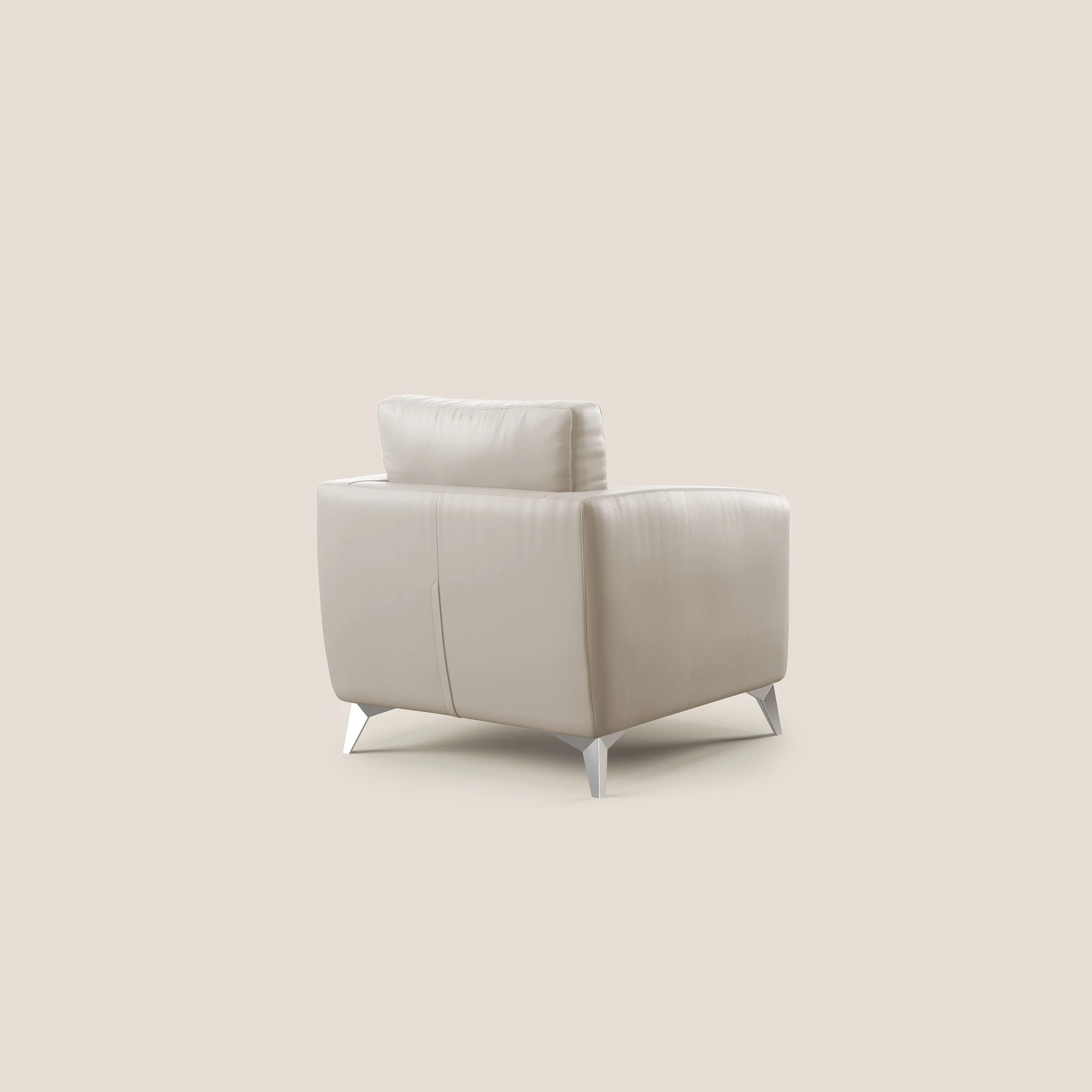 Orione fauteuil en simili cuir imperméable T04 beige - Image 4
