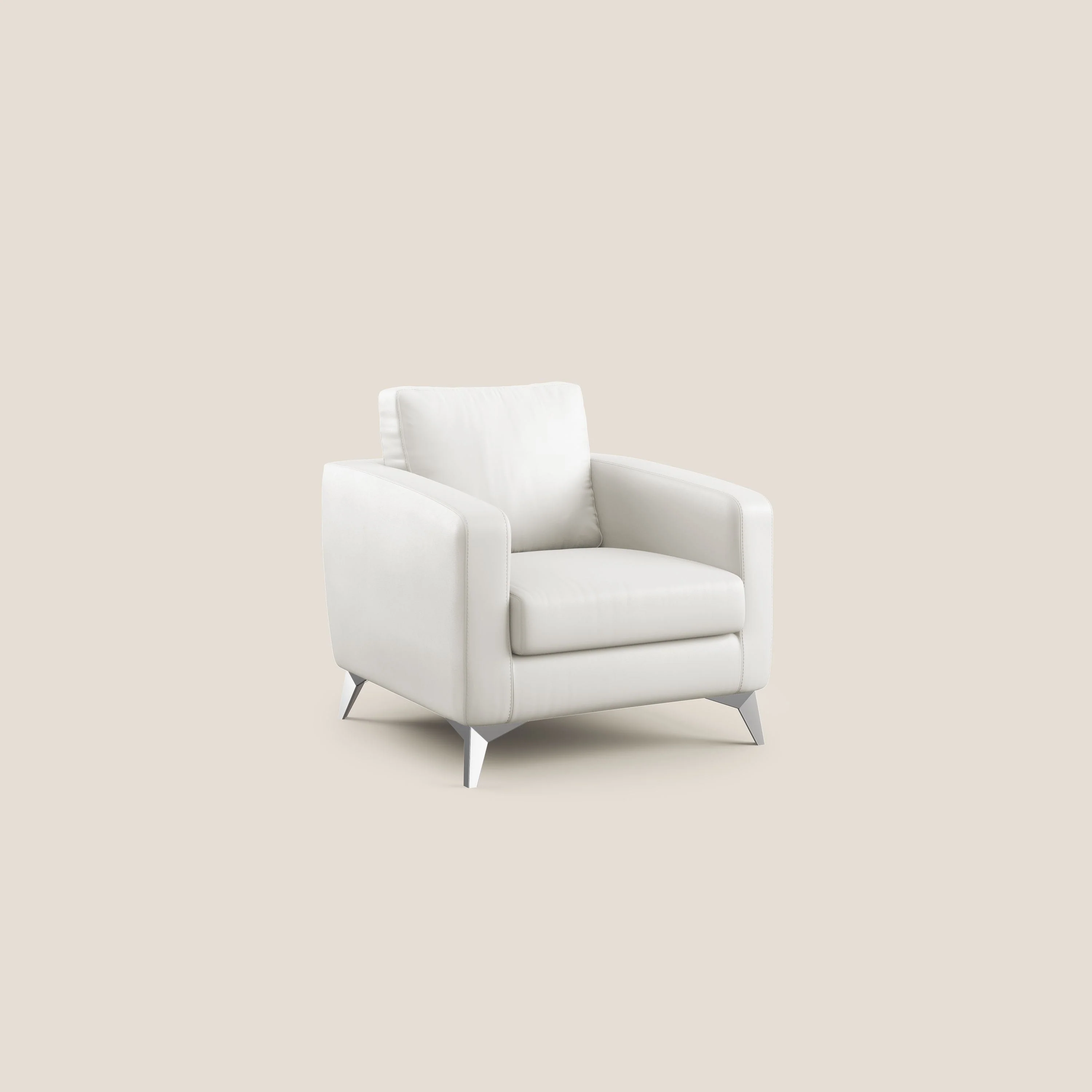 Orione fauteuil en simili cuir imperméable T04 blanc - Image 2