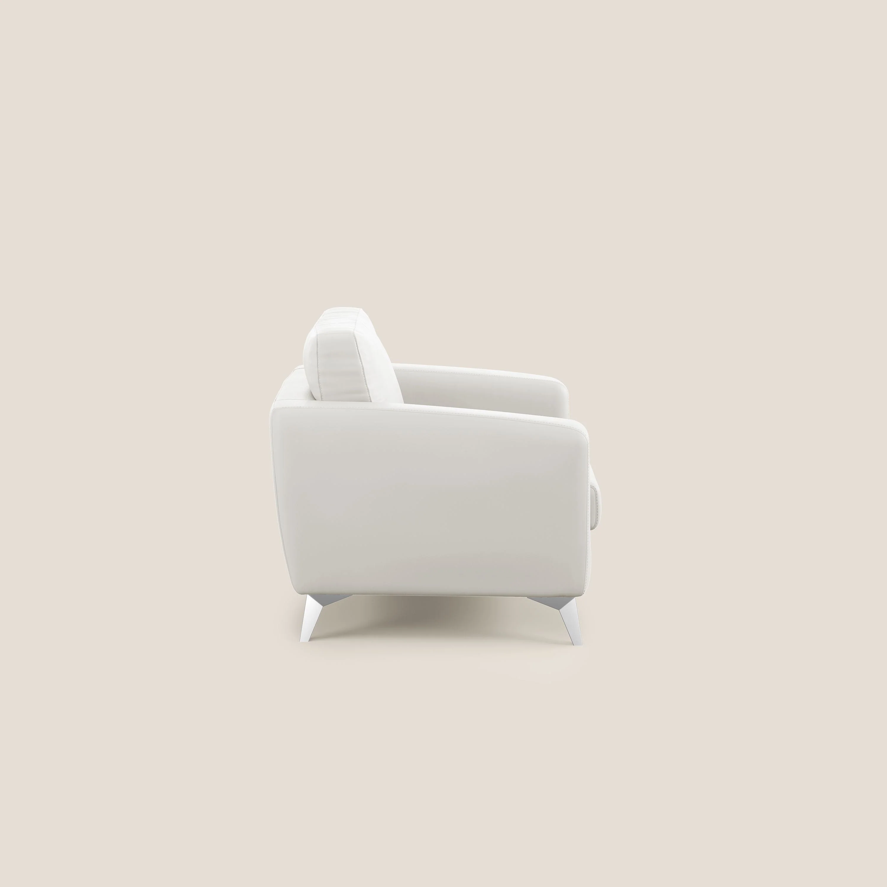 Orione fauteuil en simili cuir imperméable T04 blanc - Image 3