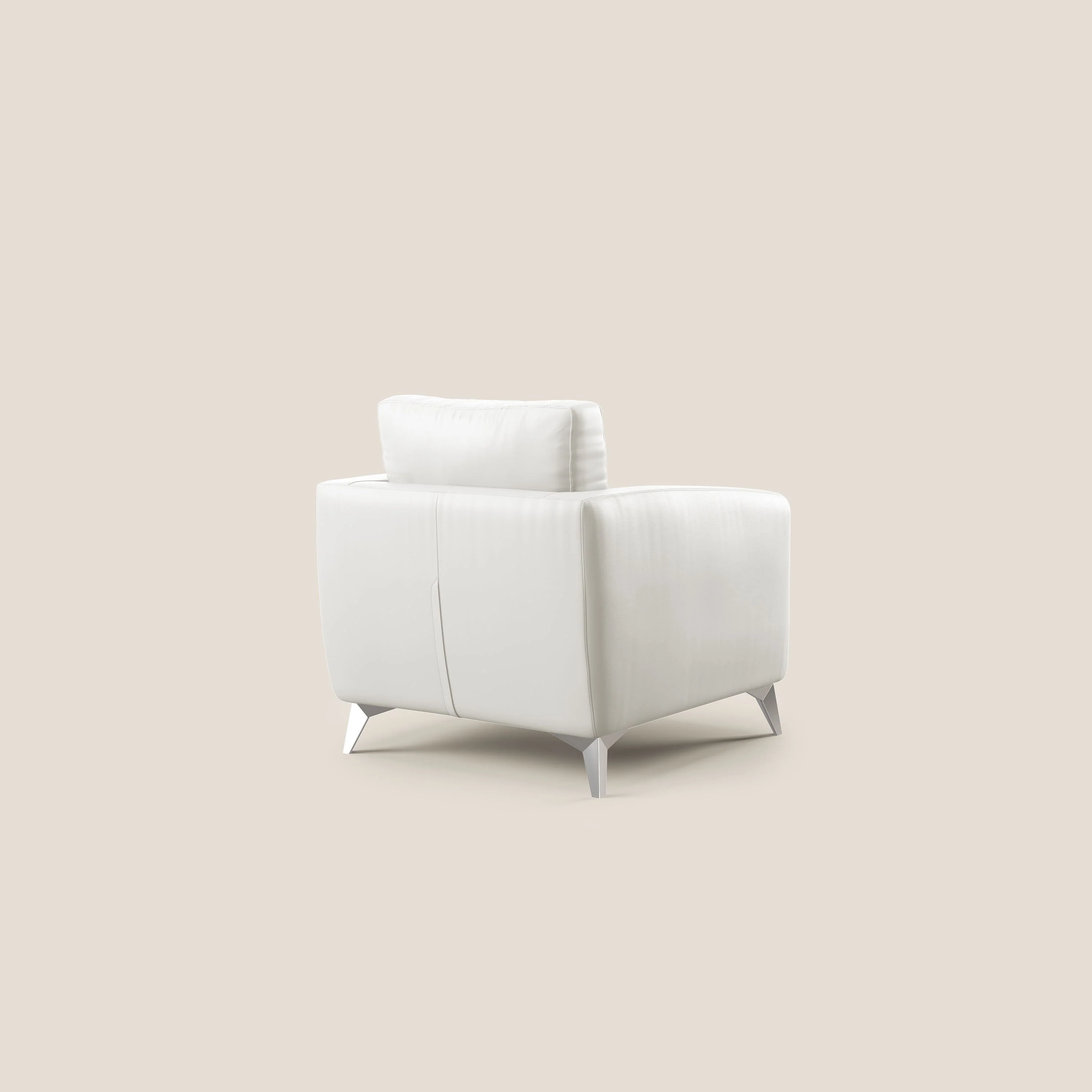 Orione fauteuil en simili cuir imperméable T04 blanc - Image 4