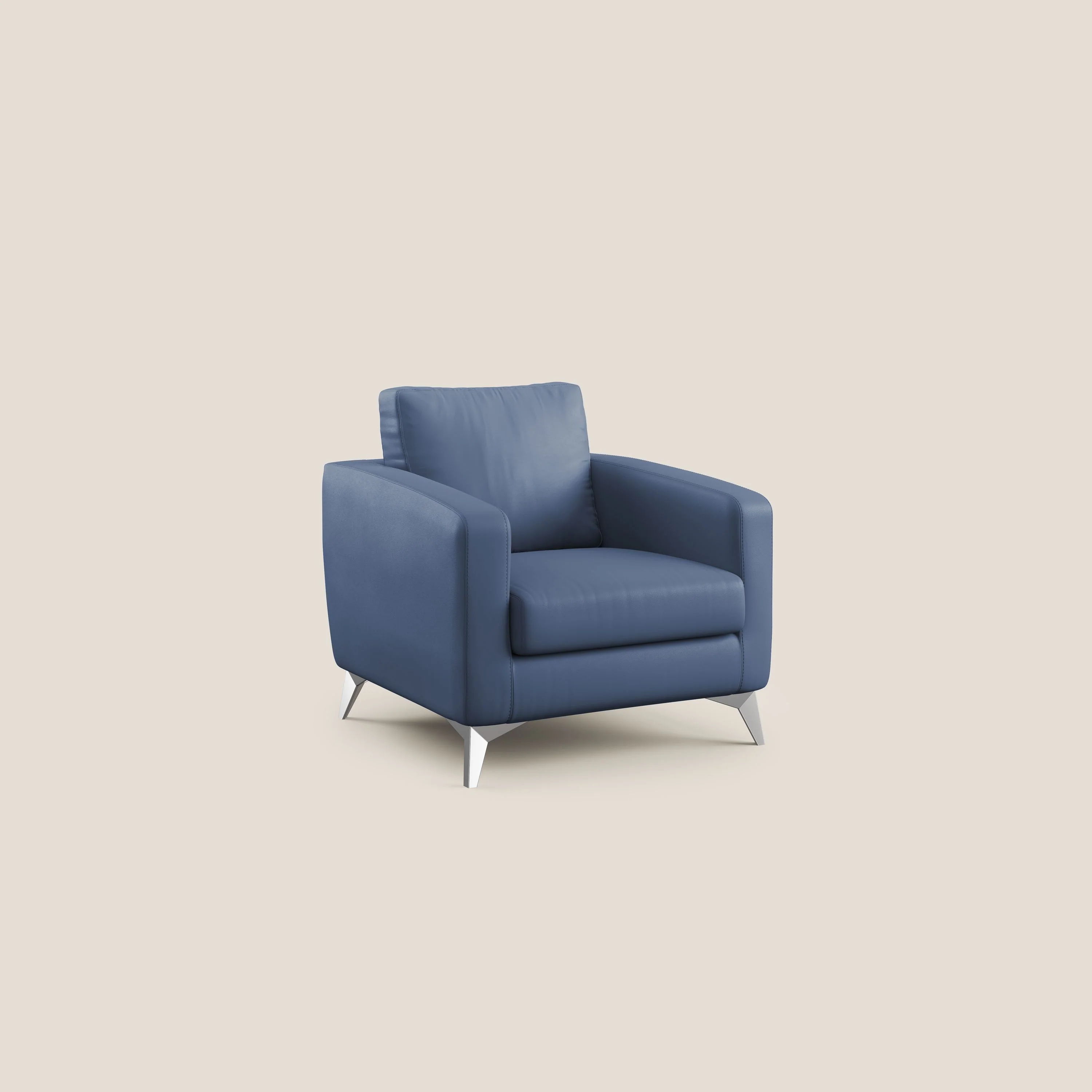 Orione fauteuil en simili cuir imperméable T04 bleu - Image 2