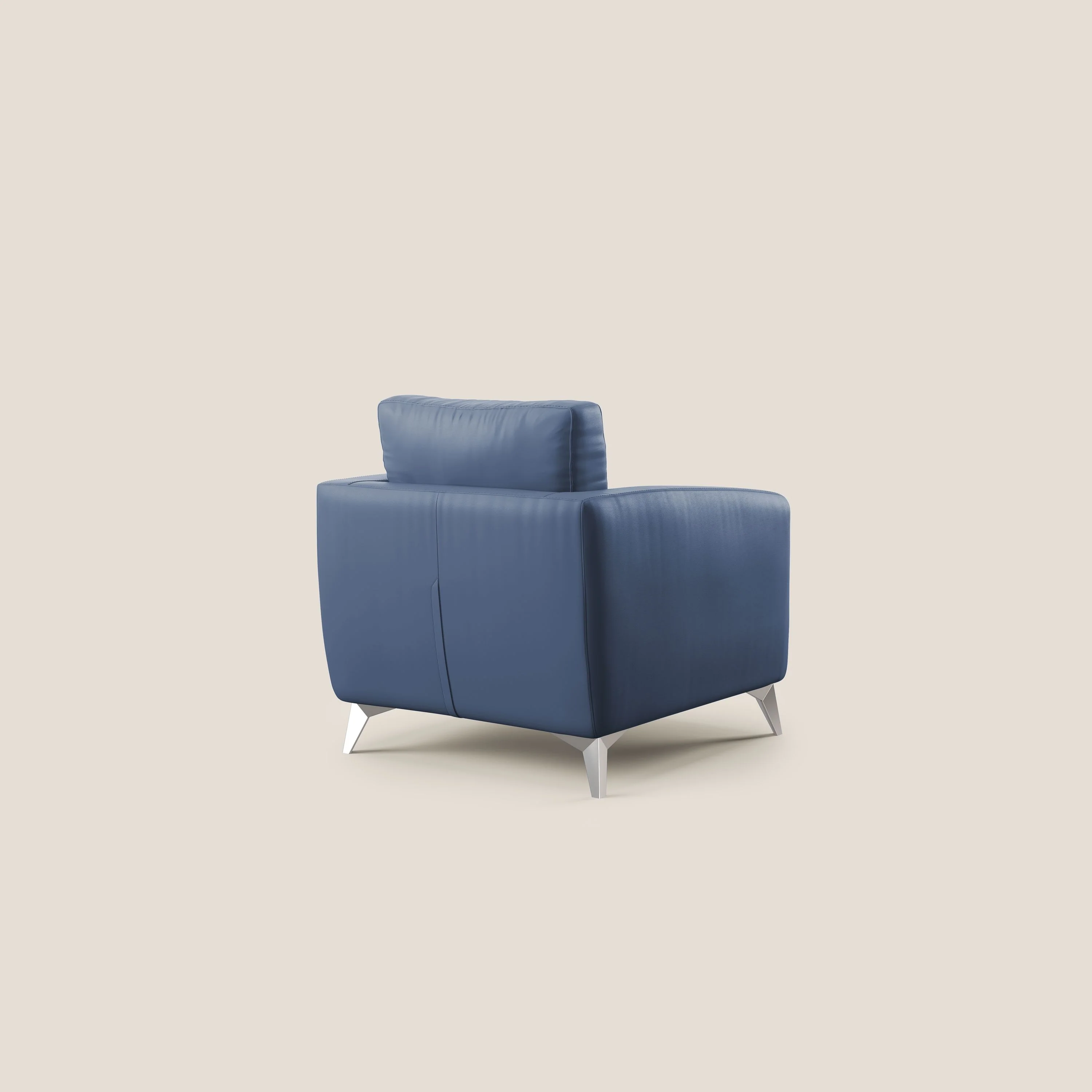 Orione fauteuil en simili cuir imperméable T04 bleu - Image 4
