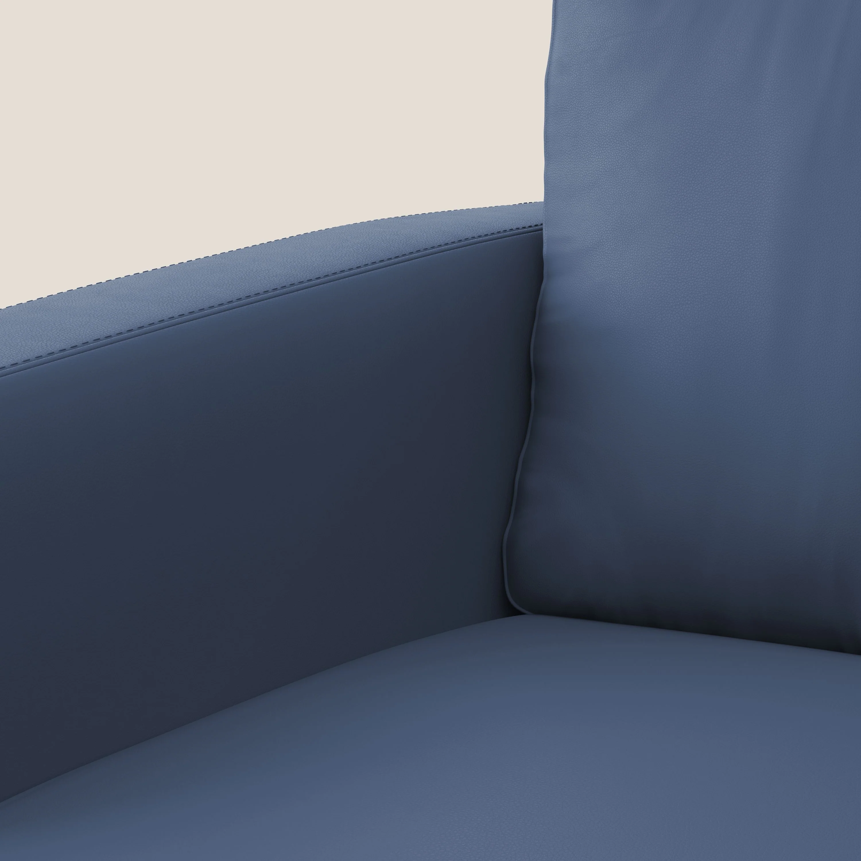 Orione fauteuil en simili cuir imperméable T04 bleu - Image 7