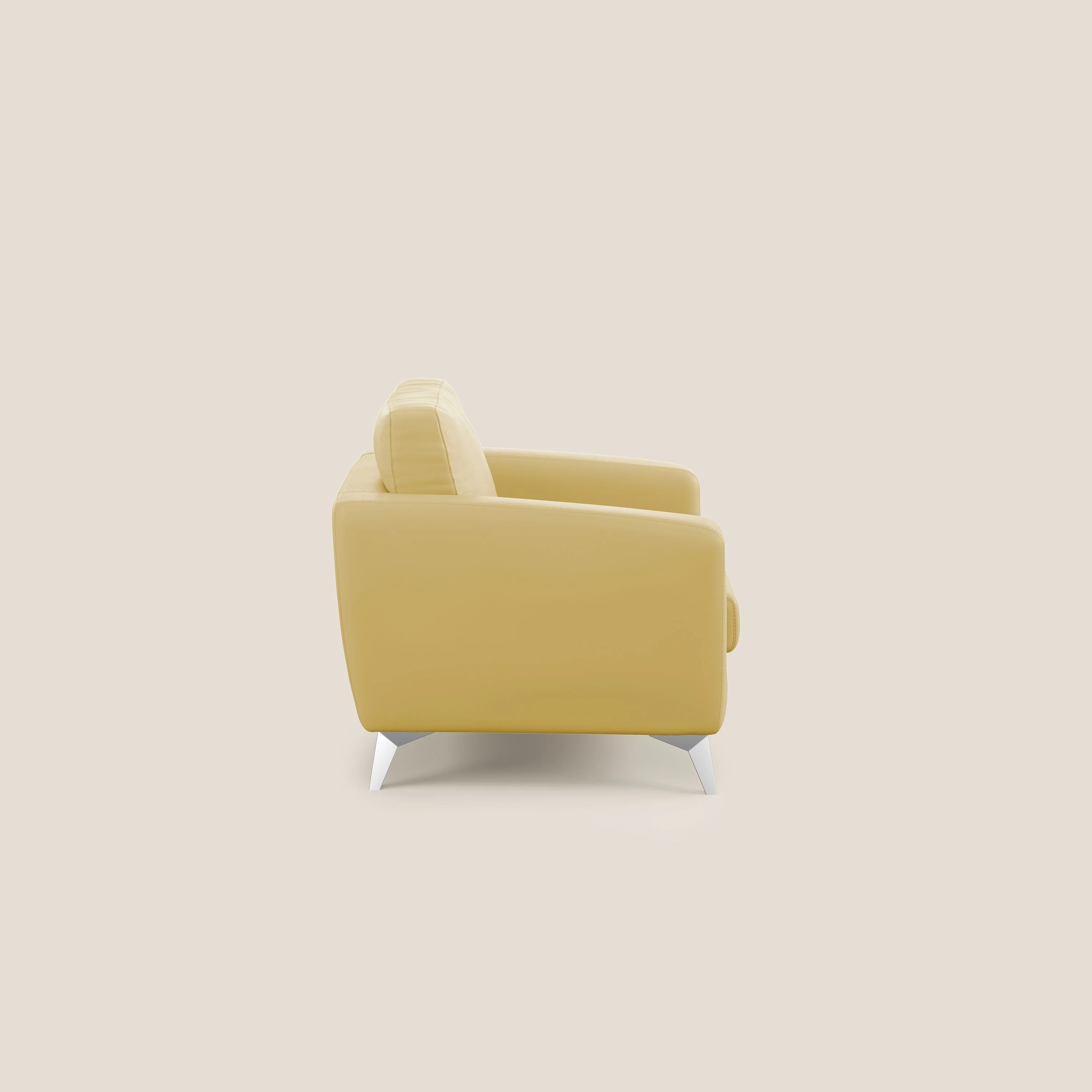 Orione fauteuil en simili cuir imperméable T04 jaune - Image 3