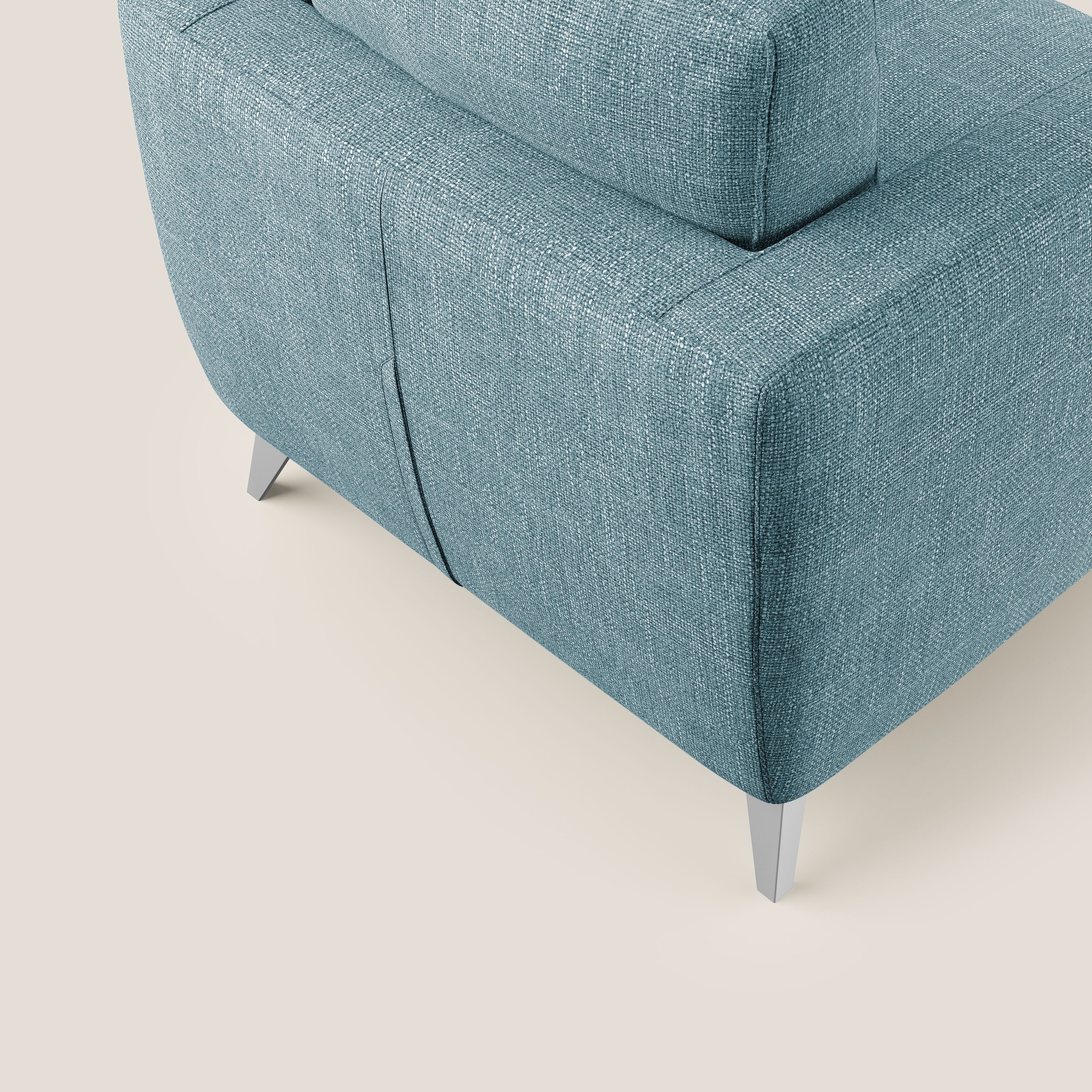 Orione fauteuil en tissu doux imperméable entrelacé T06 bleu ciel - Image 7