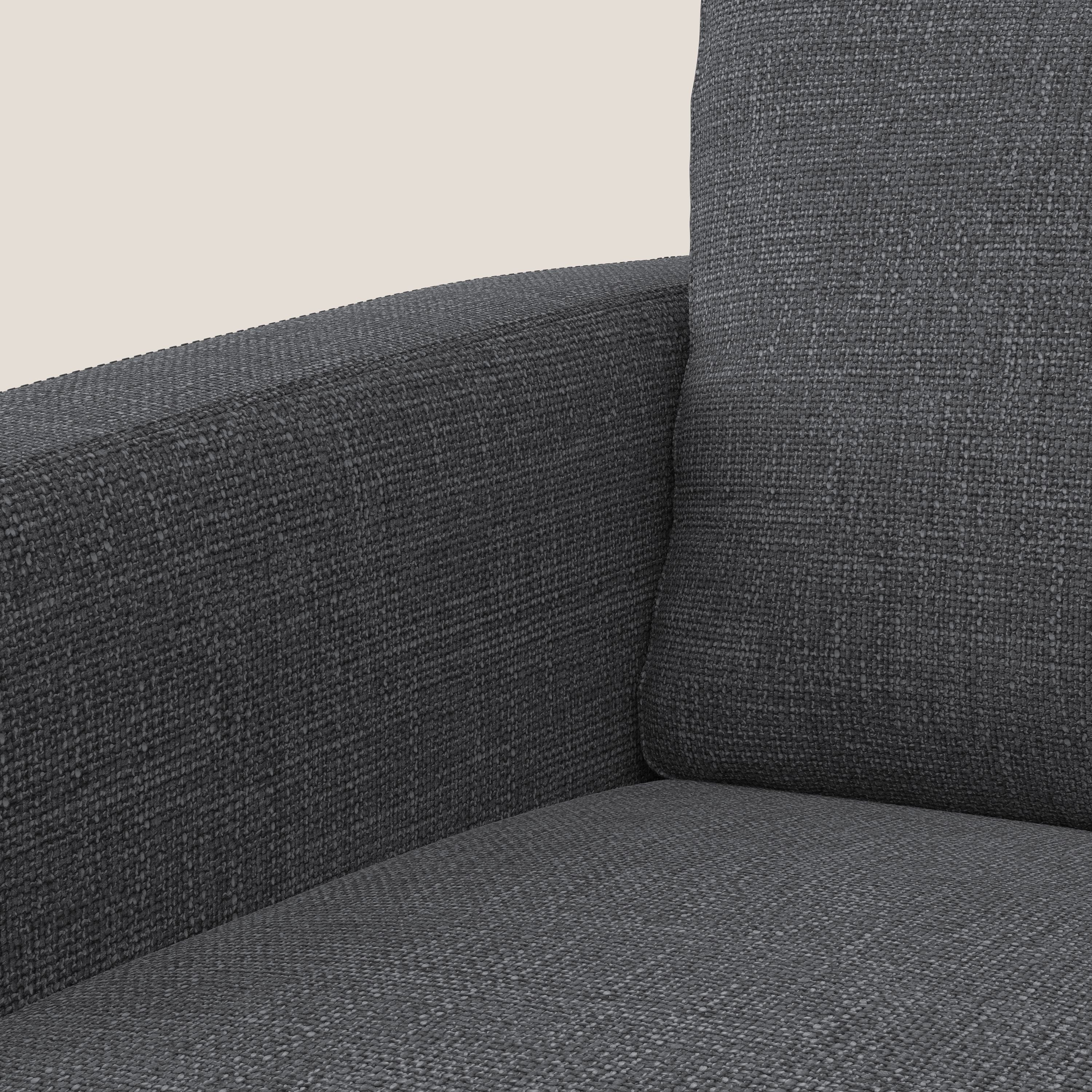 Orione fauteuil en tissu doux imperméable entrelacé T06 anthracite - Image 7