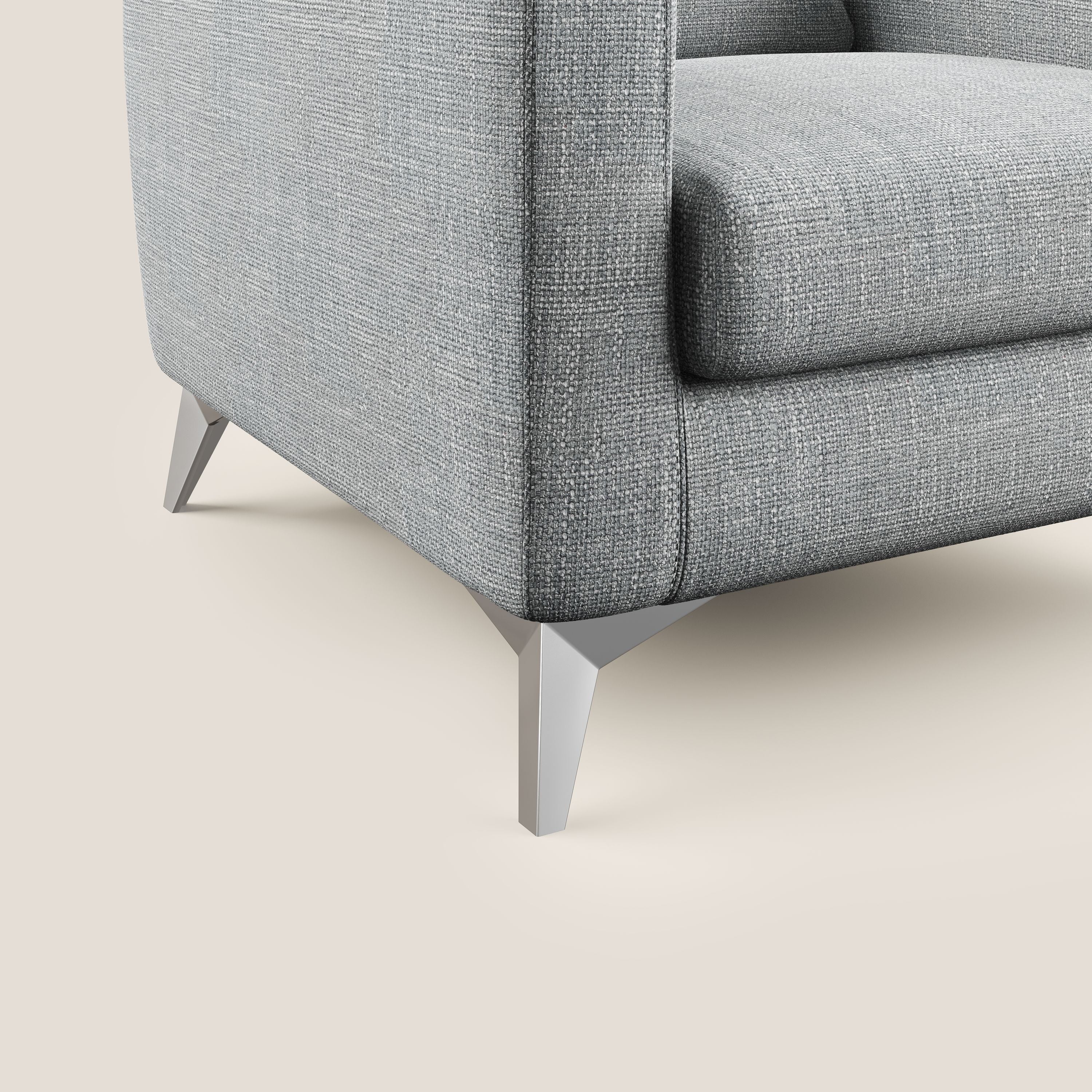Orione fauteuil en tissu doux imperméable entrelacé T06 gris - Image 5