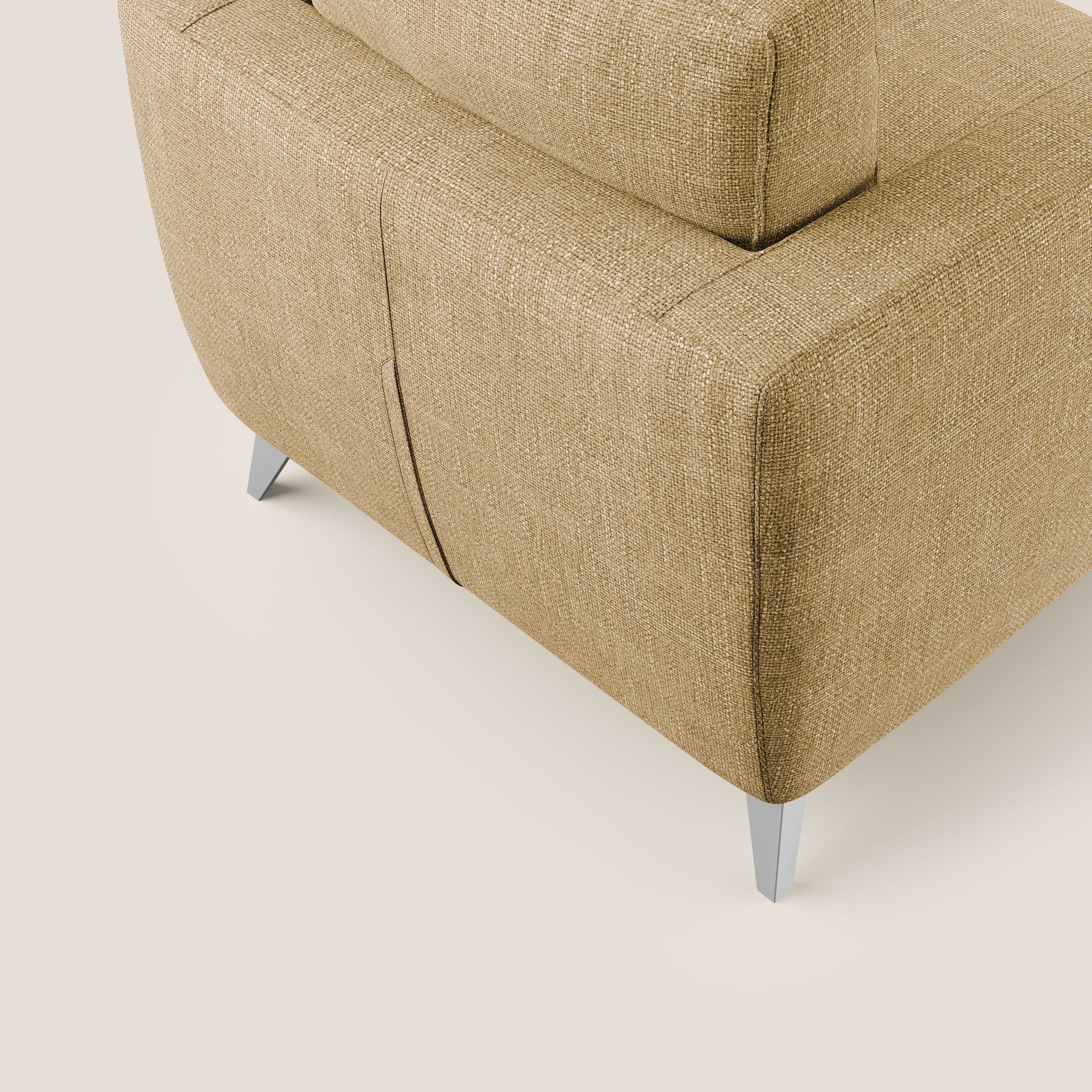 Orione fauteuil en tissu doux imperméable entrelacé T06 jaune - Image 6