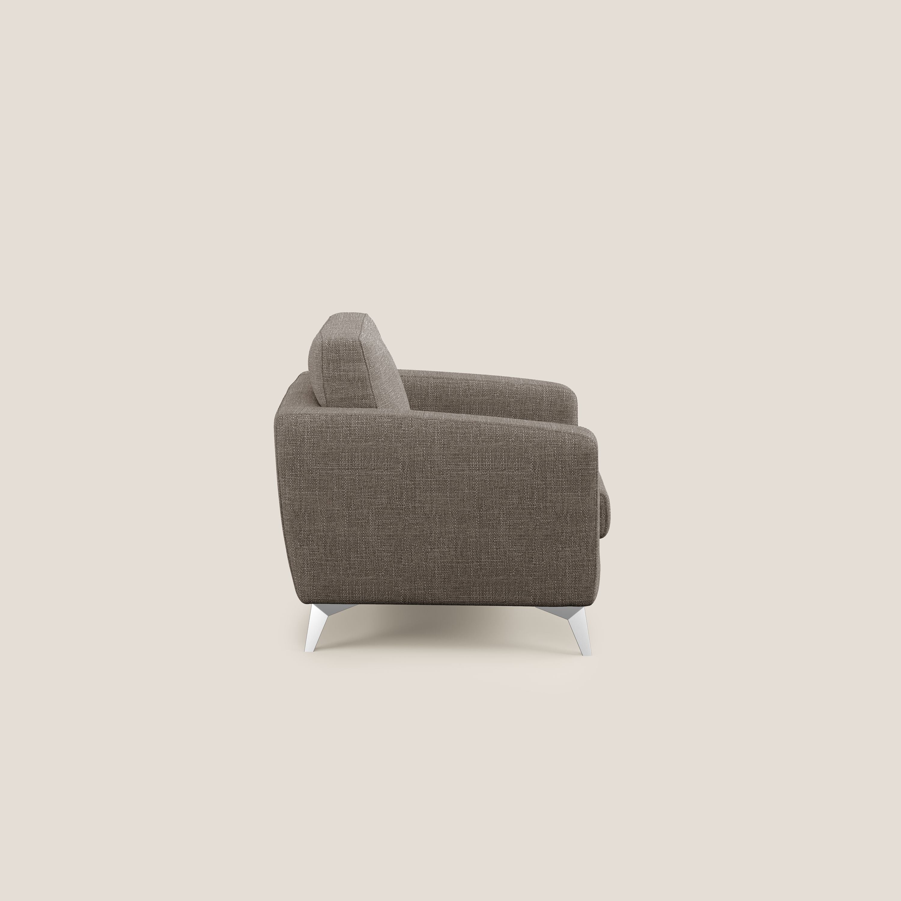 Orione fauteuil en tissu doux imperméable entrelacé T06 marron - Image 3