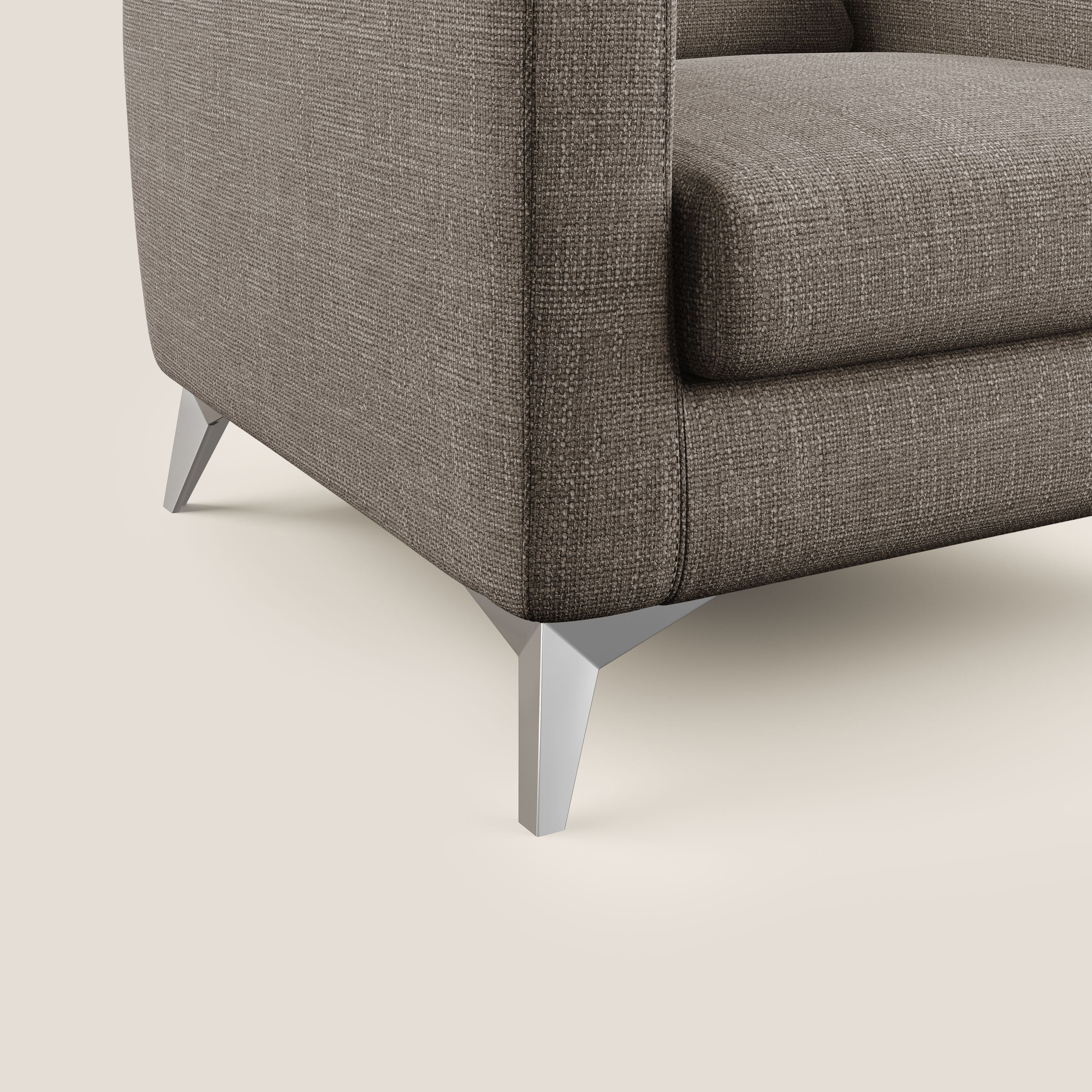 Orione fauteuil en tissu doux imperméable entrelacé T06 marron - Image 5