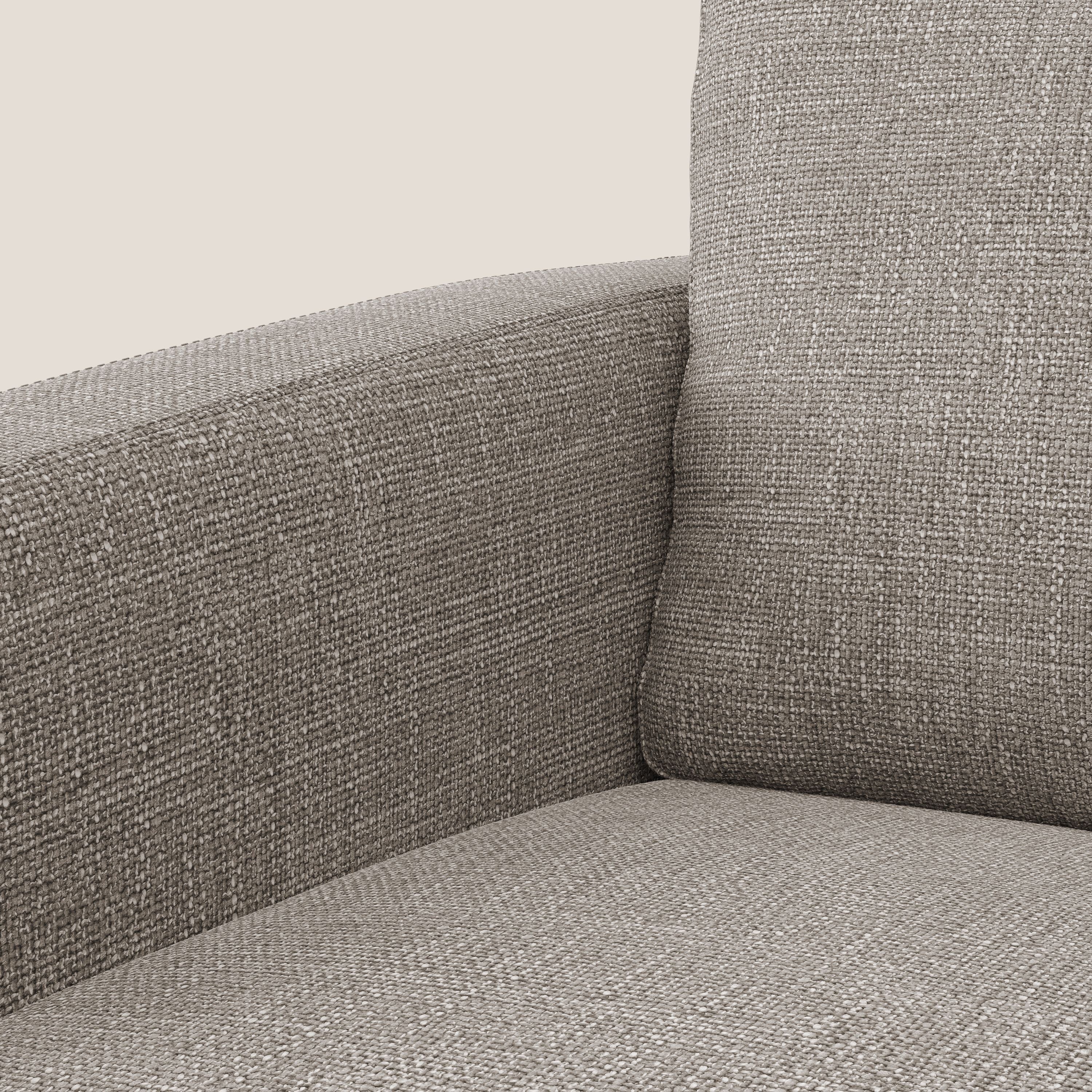 Orione fauteuil en tissu doux imperméable entrelacé T06 Taupe tortora - Image 7