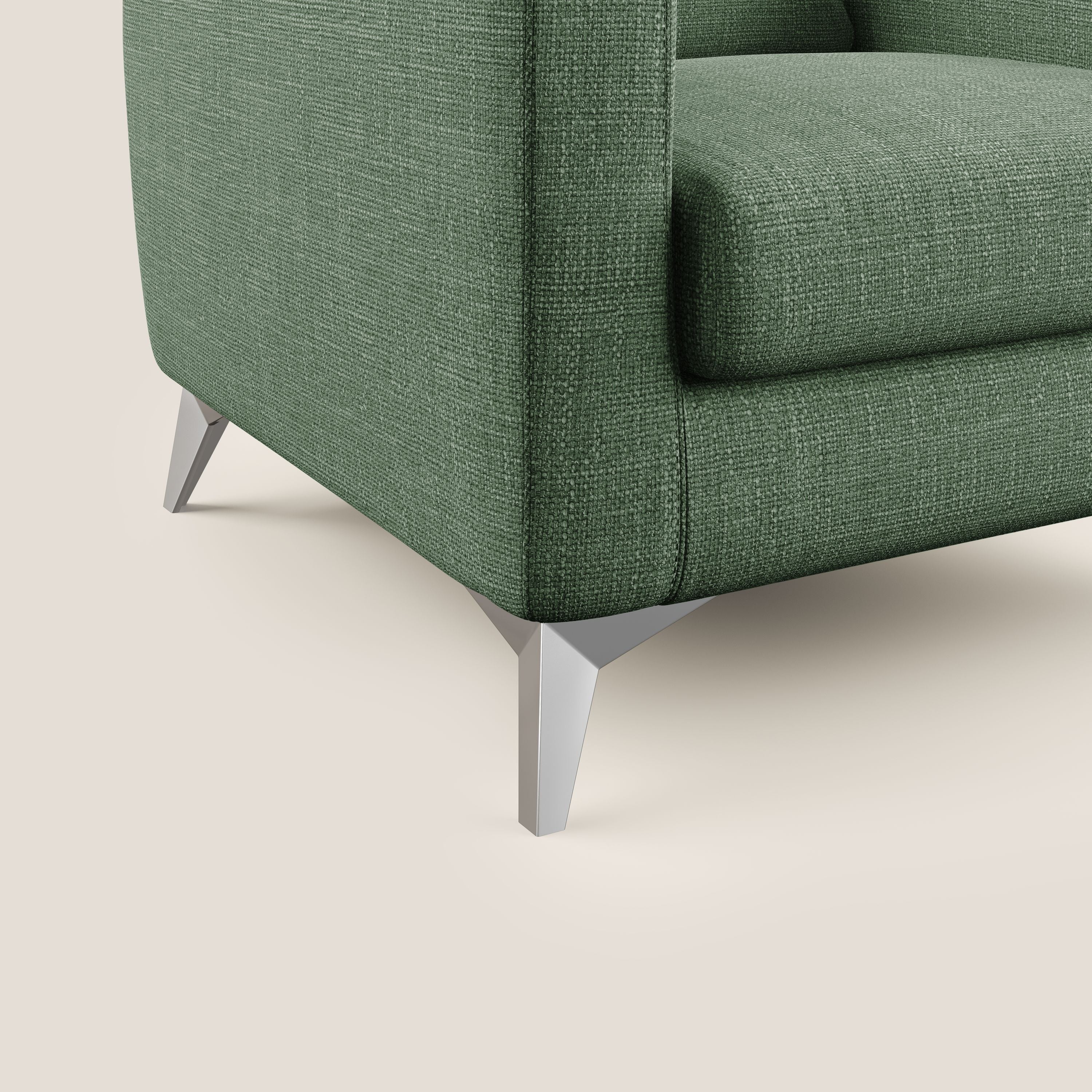 Orione fauteuil en tissu doux imperméable entrelacé T06 vert - Image 5