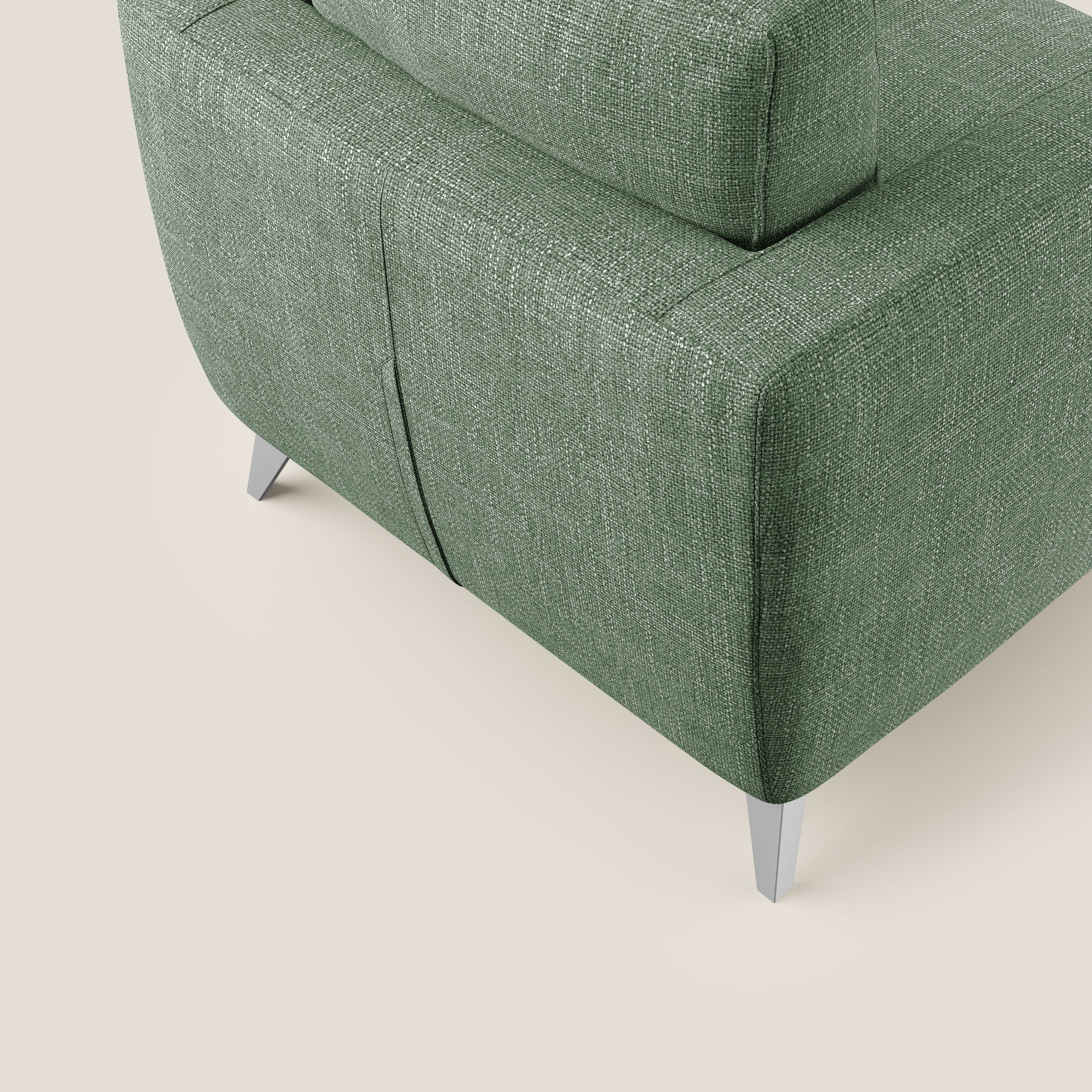 Orione fauteuil en tissu doux imperméable entrelacé T06 vert - Image 6