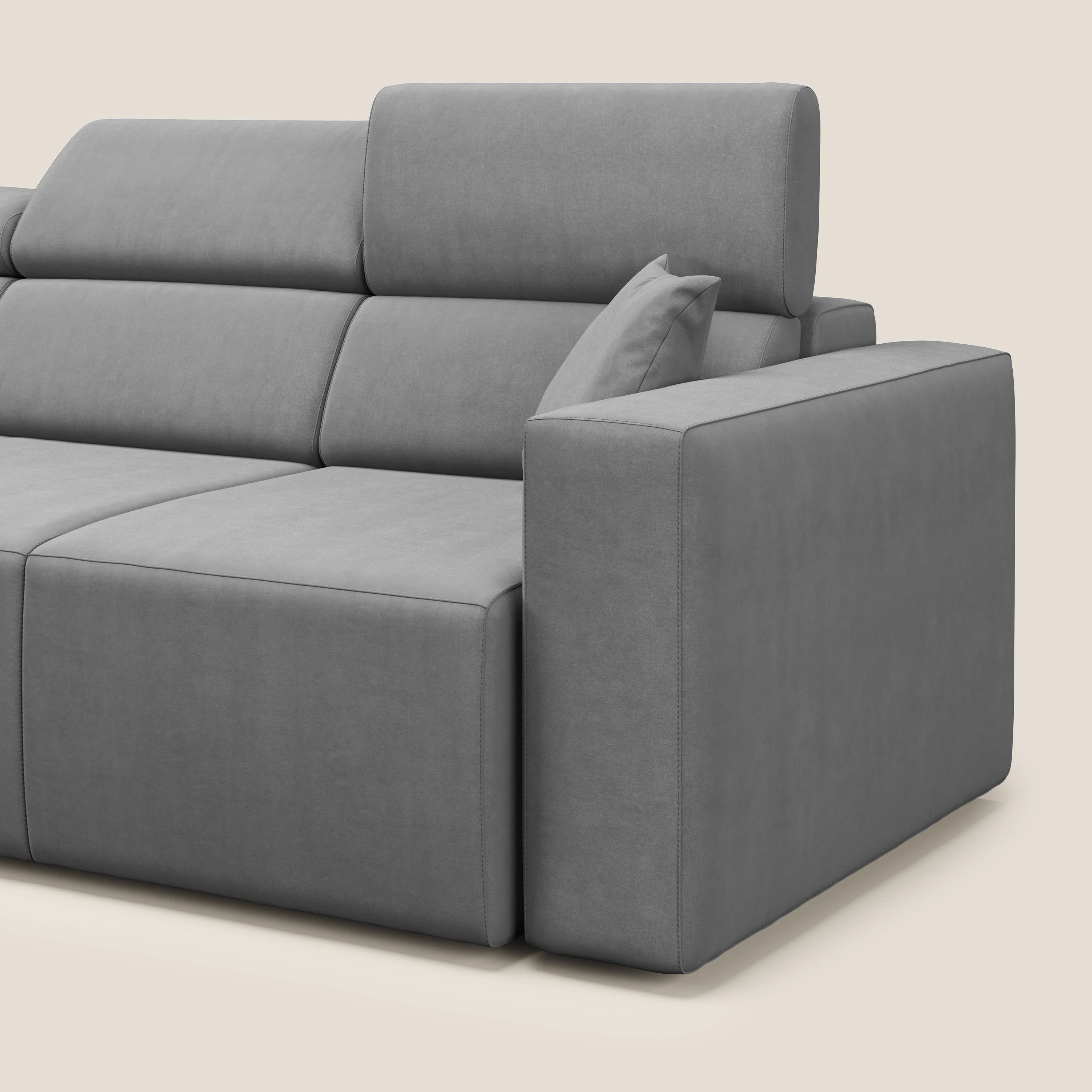 Orwell canapé avec 3 assises extractibles en microfibre détachable T11 gris - Image 9