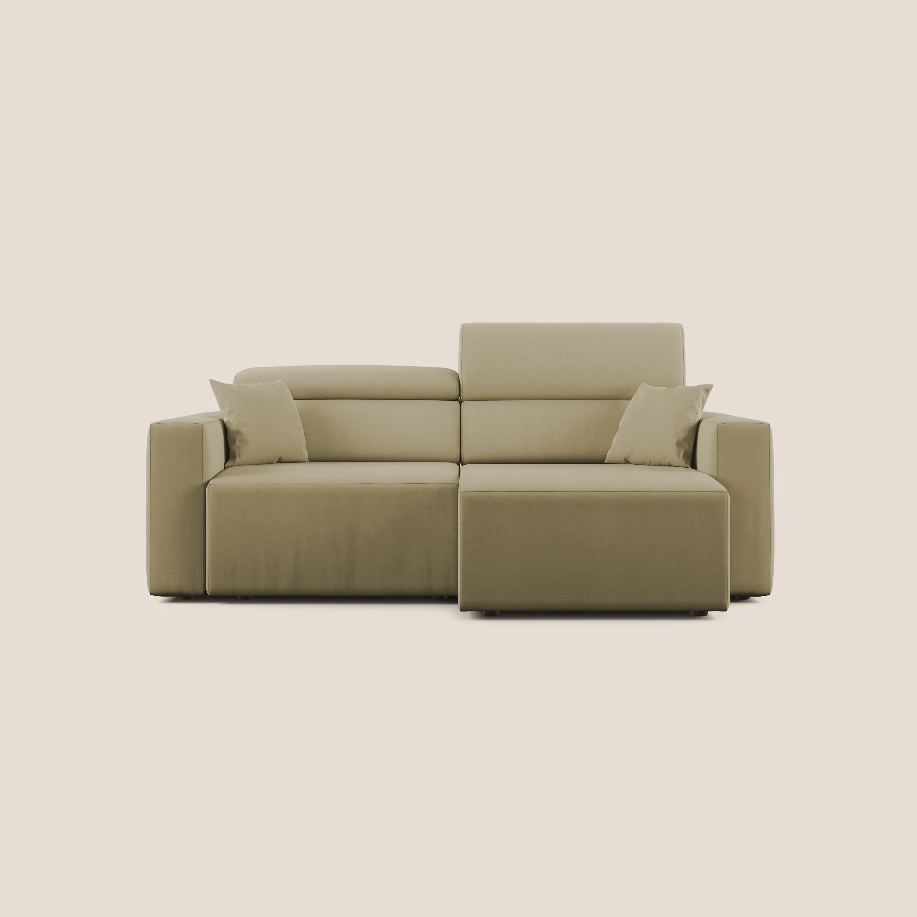 Orwell canapé avec assise extractible en microfibre détachable T11 beige - Image 10