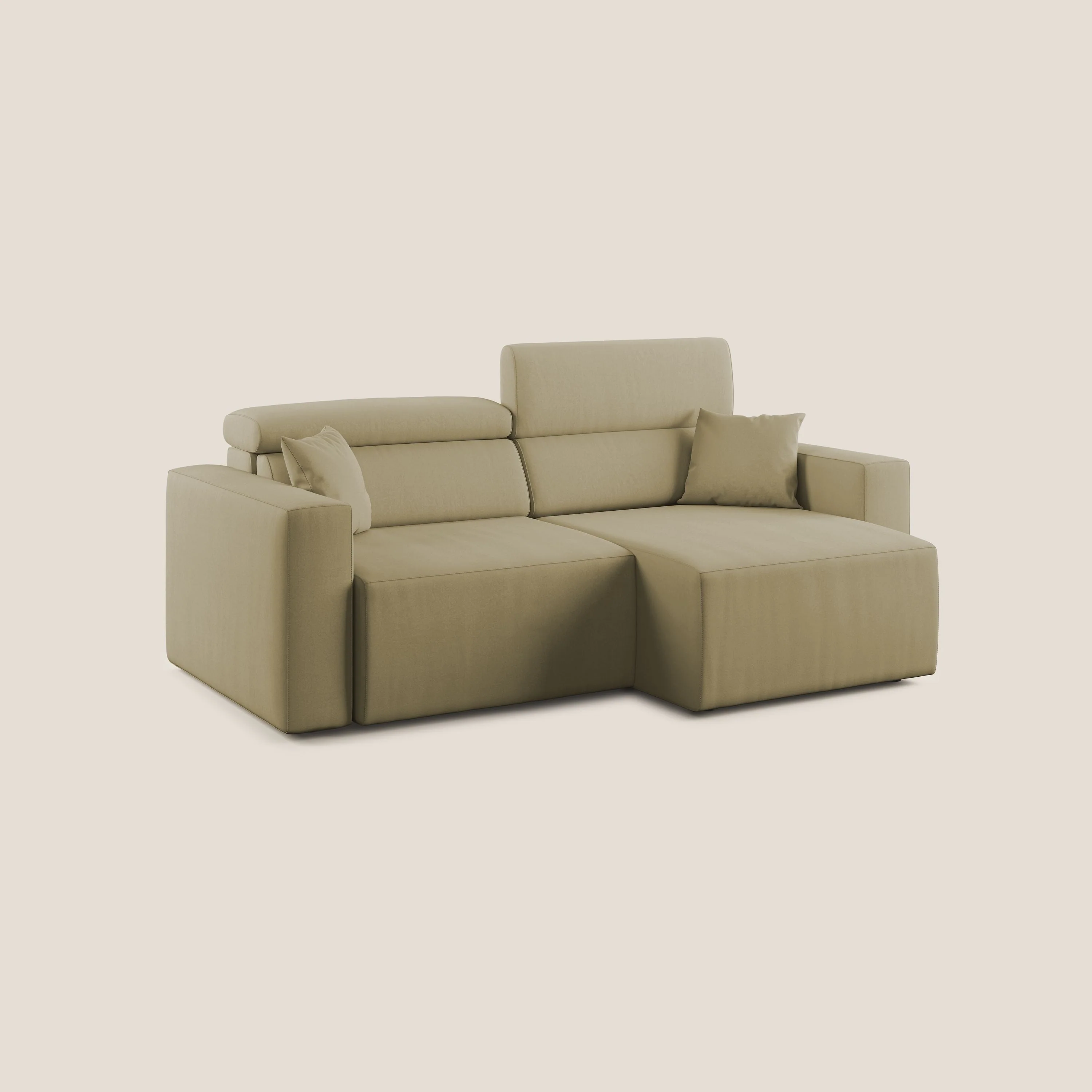 Orwell canapé avec assise extractible en microfibre détachable T11 beige - Image 2