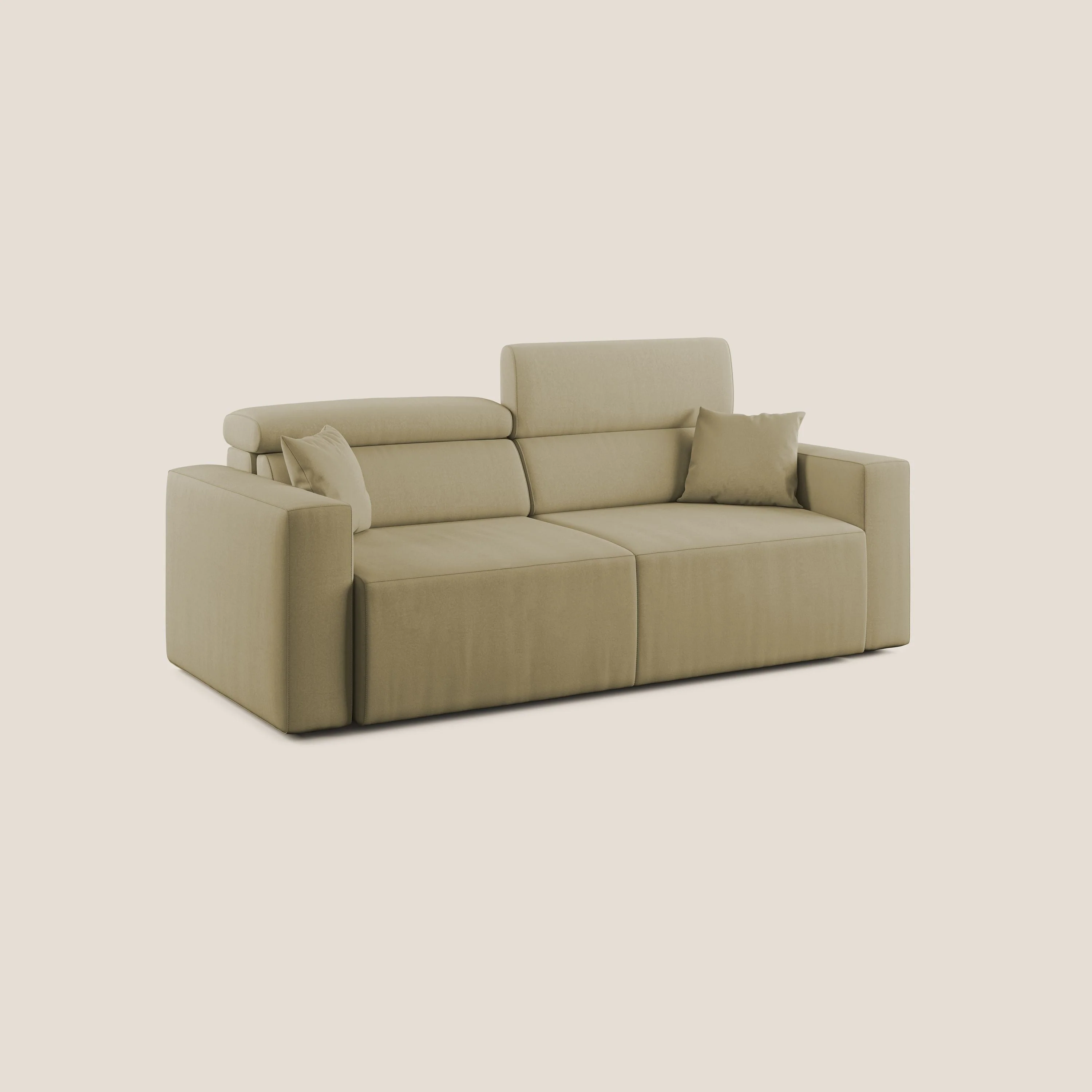 Orwell canapé avec assise extractible en microfibre détachable T11 beige - Image 3