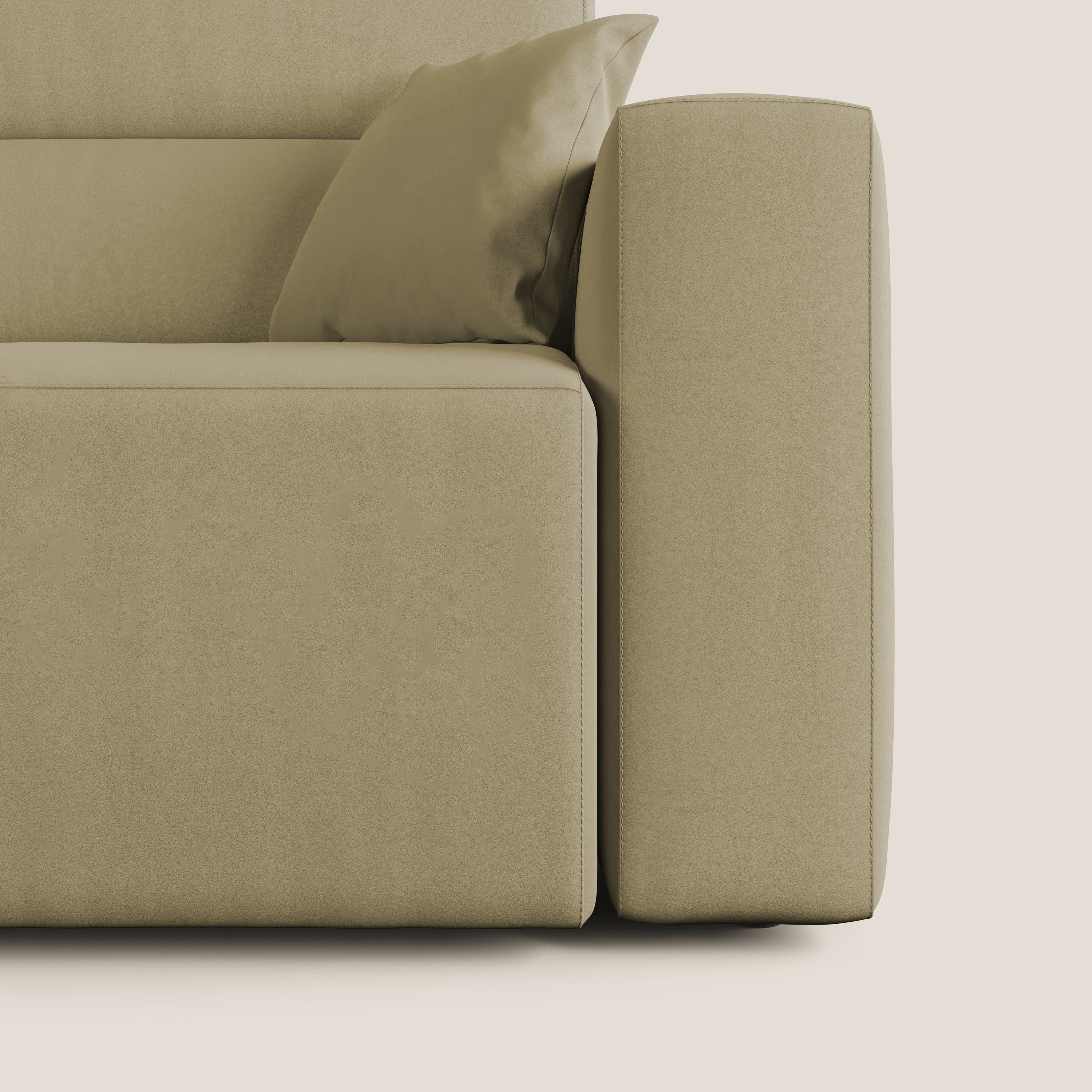 Orwell canapé avec assise extractible en microfibre détachable T11 beige - Image 8