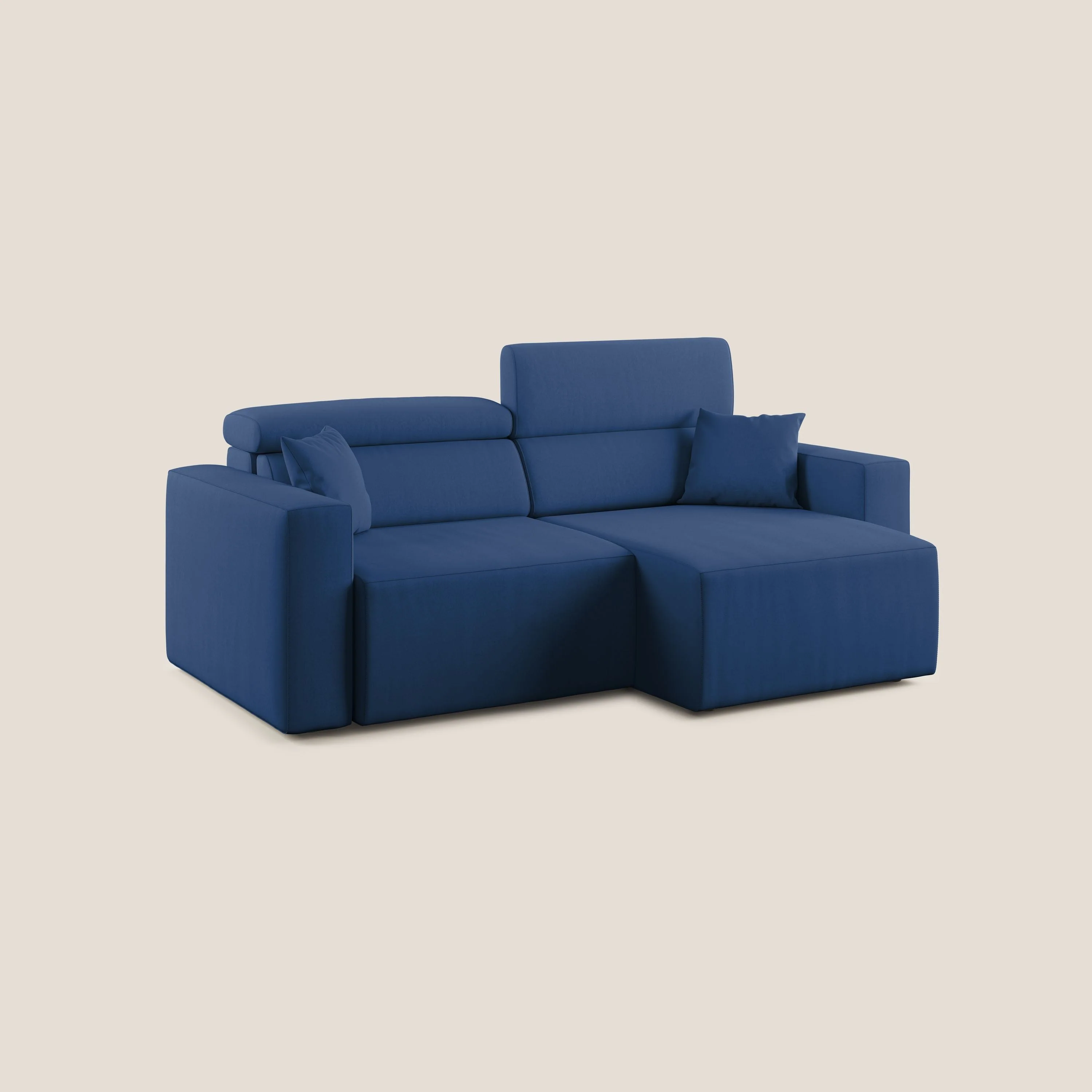 Orwell canapé avec assise extractible en microfibre détachable T11 bleu - Image 2
