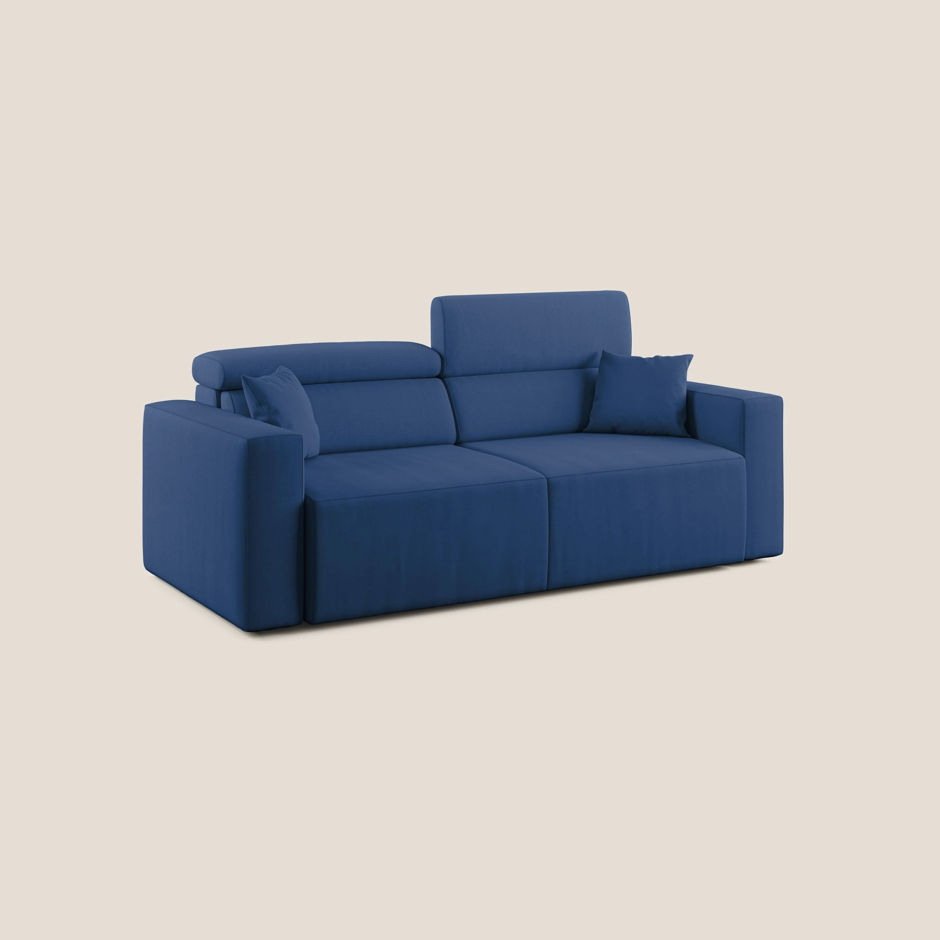 Orwell canapé avec assise extractible en microfibre détachable T11 bleu - Image 3