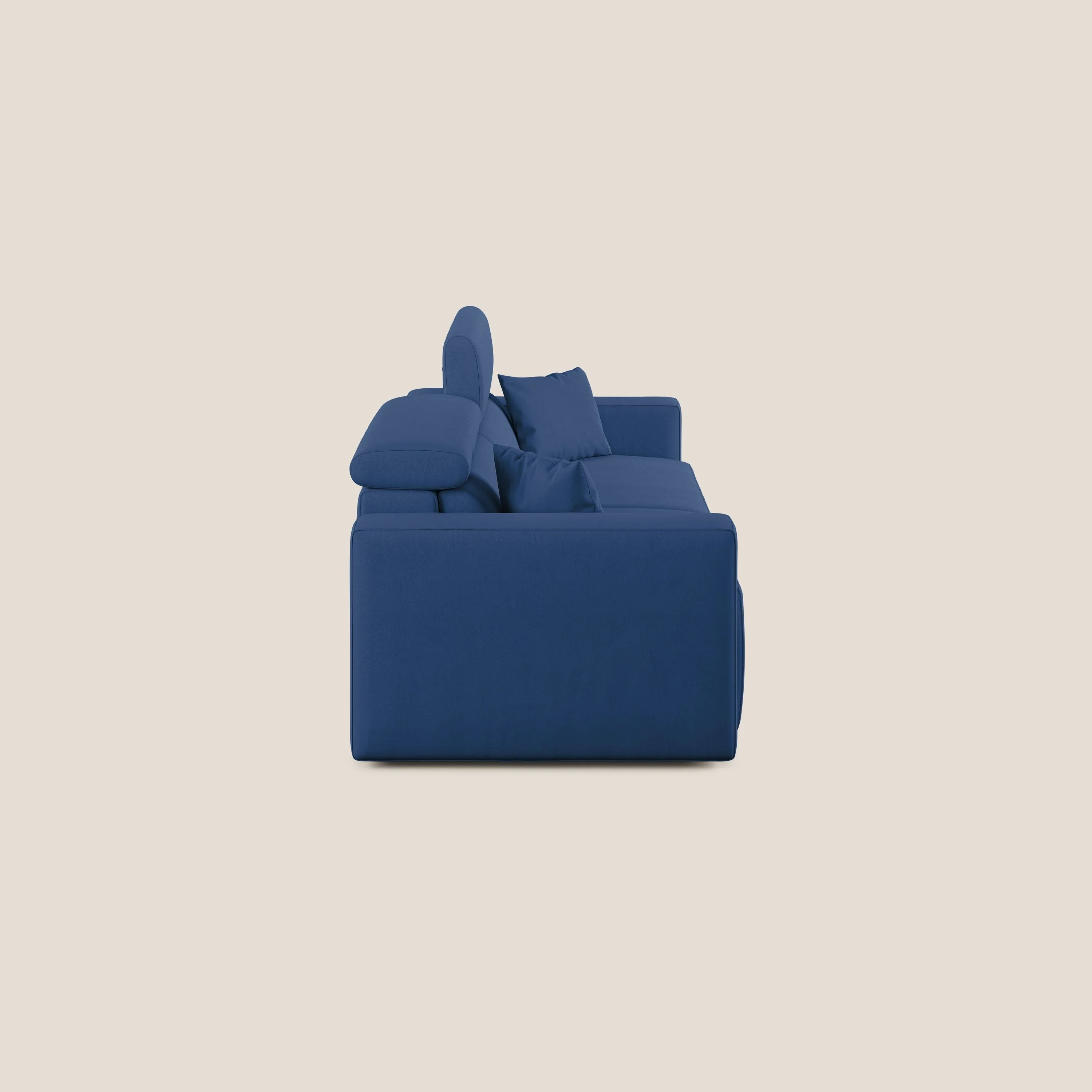 Orwell canapé avec assise extractible en microfibre détachable T11 bleu - Image 4