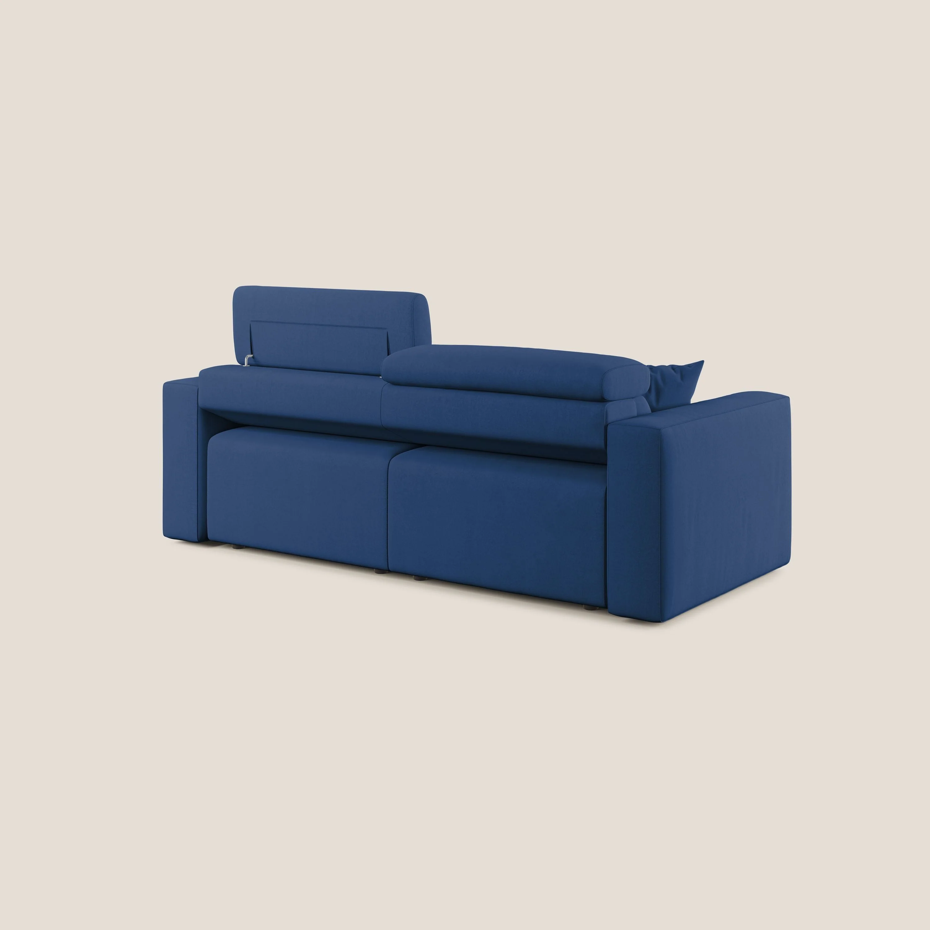 Orwell canapé avec assise extractible en microfibre détachable T11 bleu - Image 5
