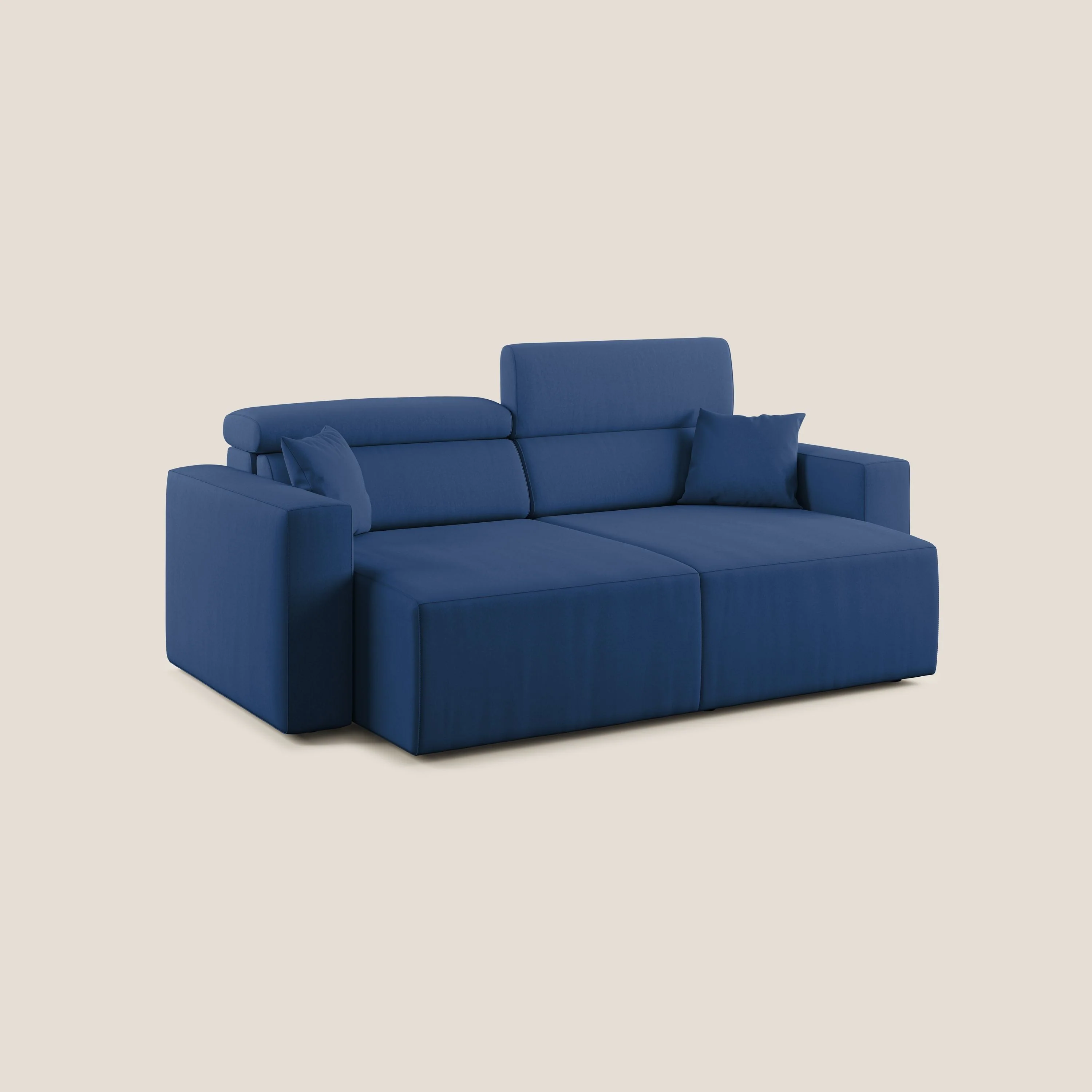 Orwell canapé avec assise extractible en microfibre détachable T11 bleu - Image 9
