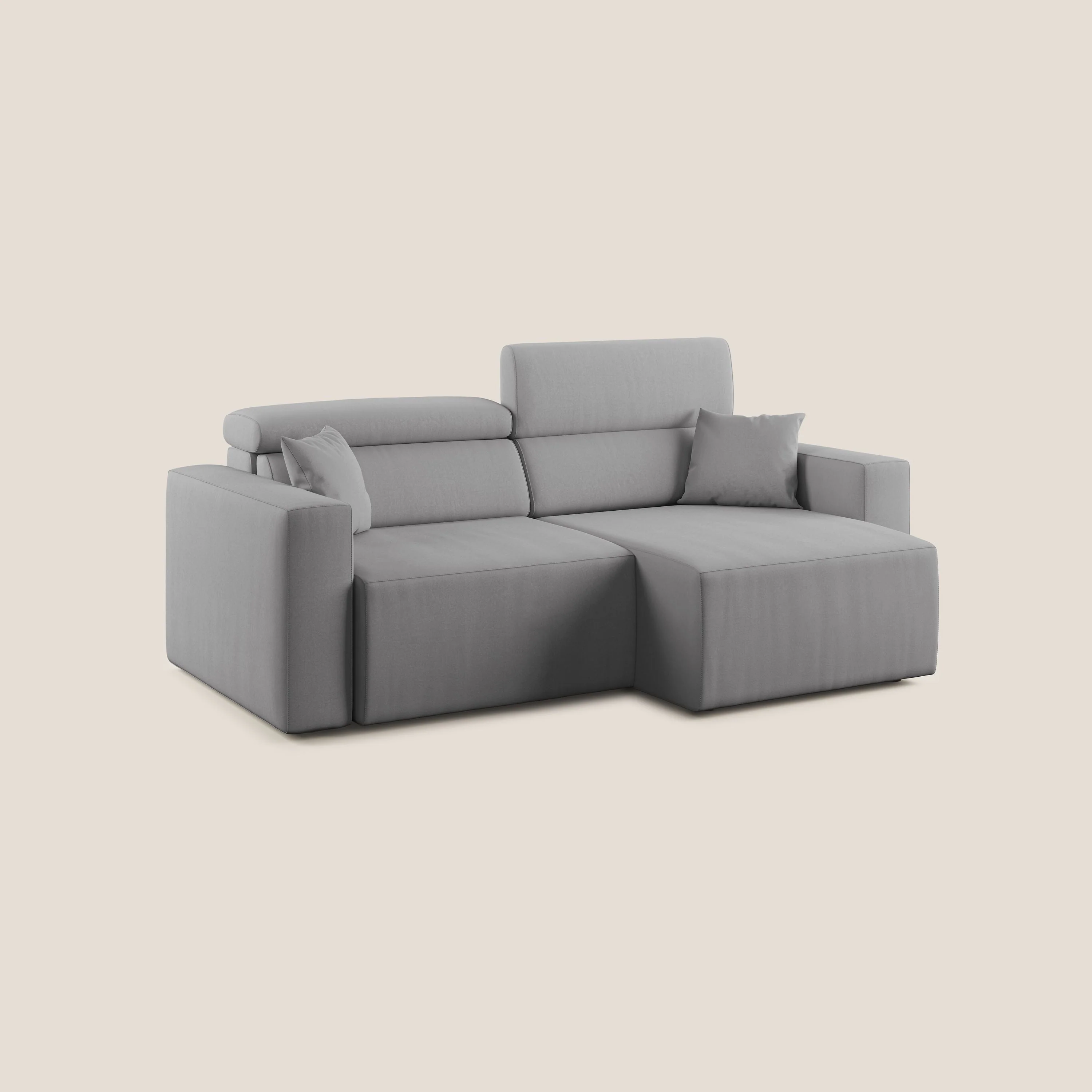 Orwell canapé avec assise extractible en microfibre détachable T11 gris - Image 2