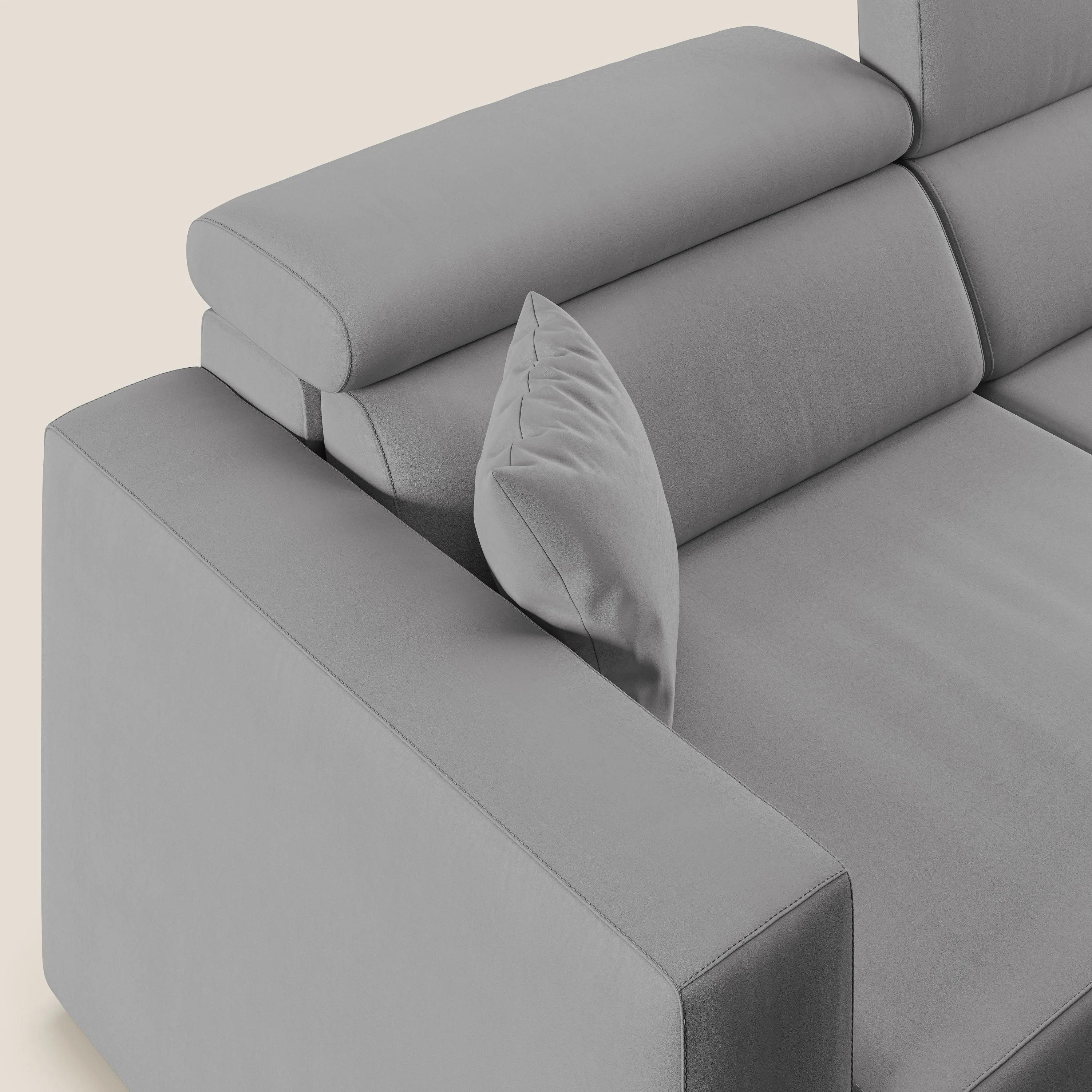 Orwell canapé avec assise extractible en microfibre détachable T11 gris - Image 6